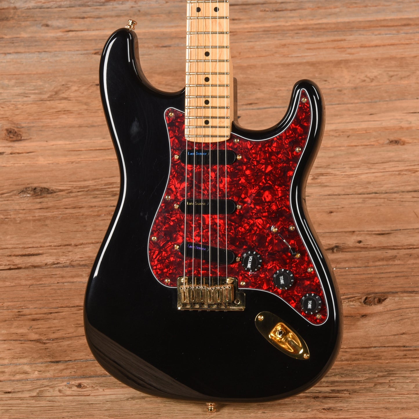 Fender American Standard Stratocaster Black 2010 Electric Guitars / Solid Body