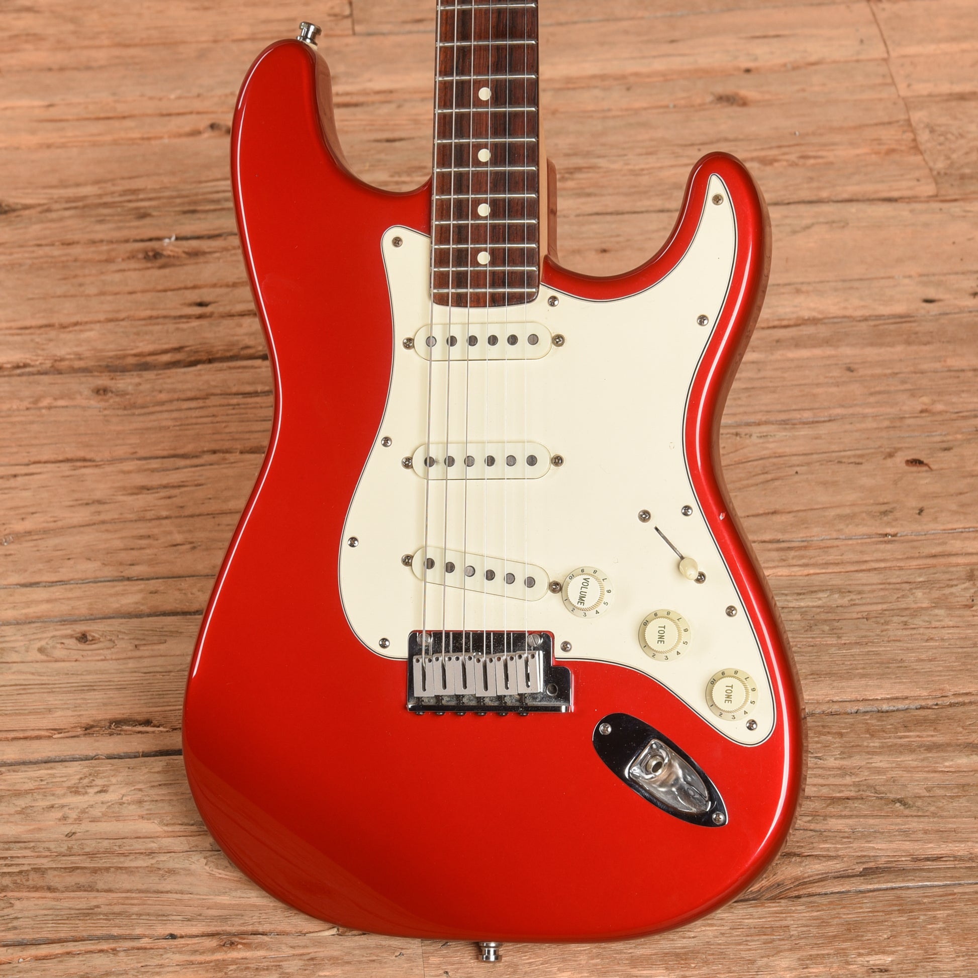 Fender American Standard Stratocaster Candy Apple Red 1991 Electric Guitars / Solid Body