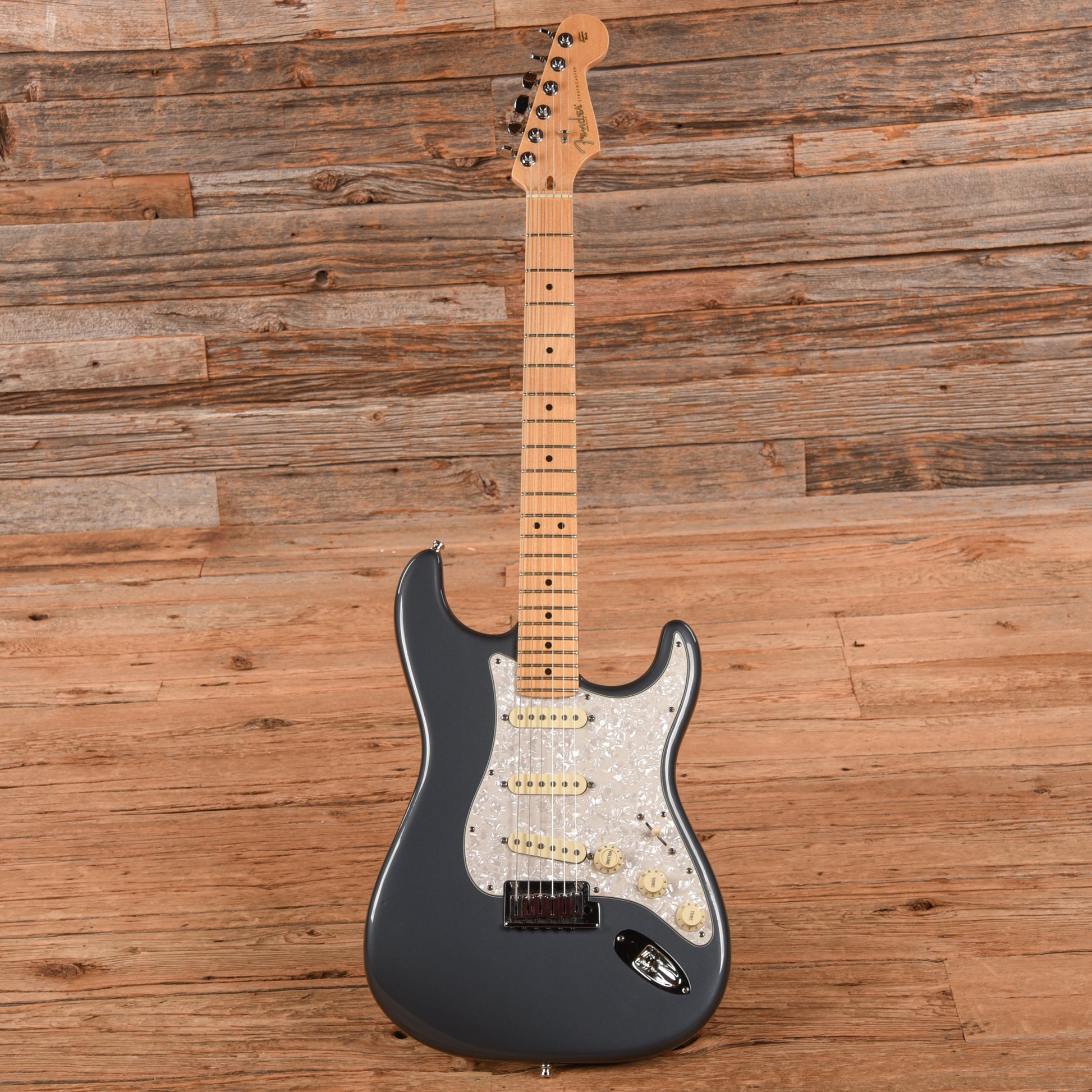 Fender American Standard Stratocaster Charcoal Frost Metallic 2008 Electric Guitars / Solid Body