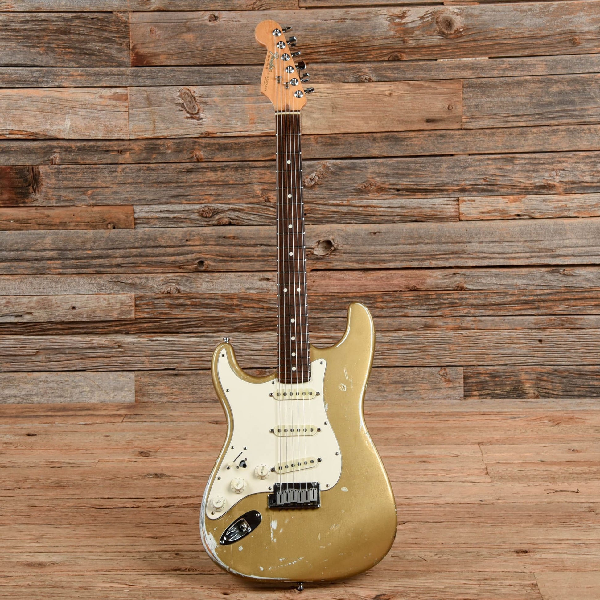 Fender American Standard Stratocaster Gold Refil 1994 Electric Guitars / Solid Body