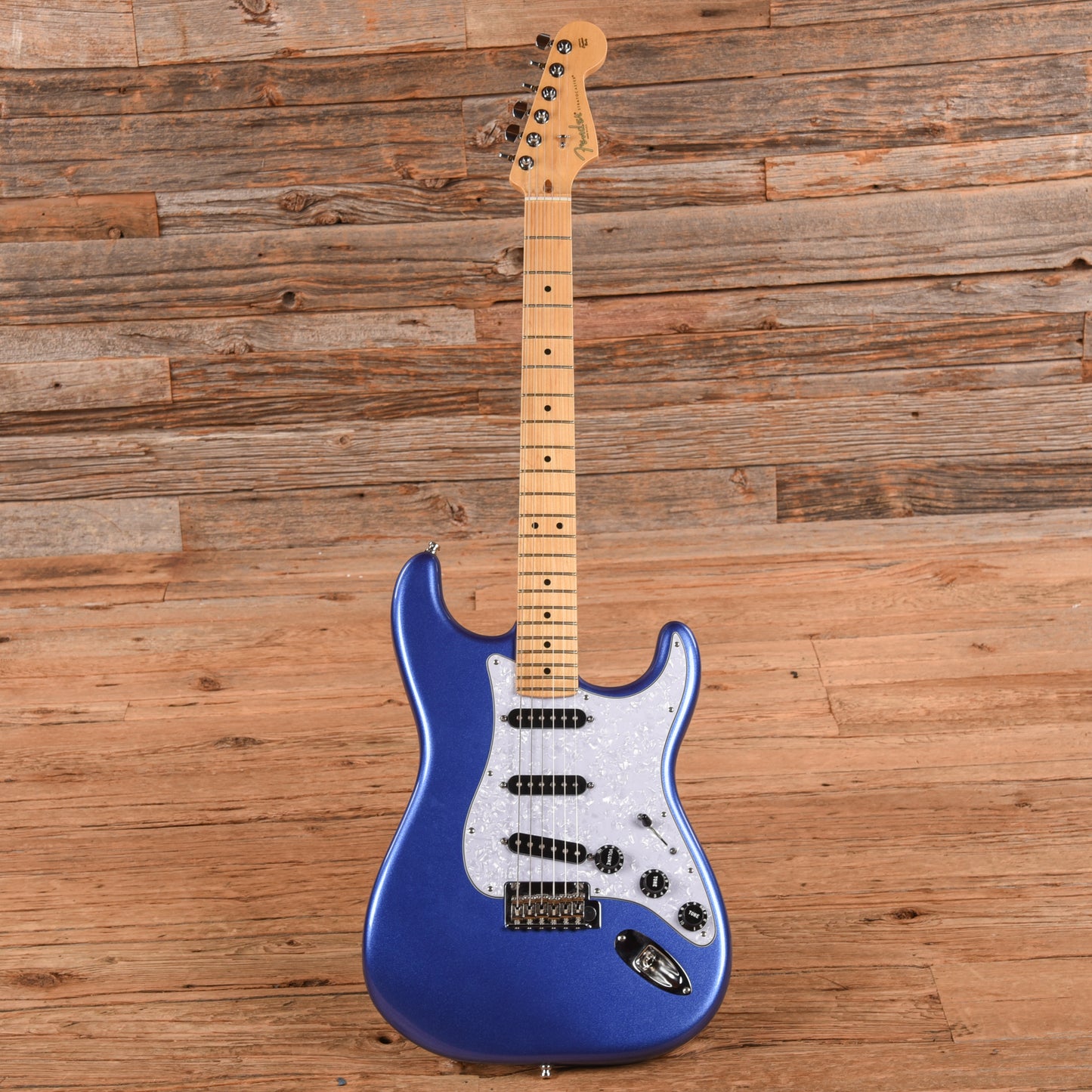 Fender American Standard Stratocaster HH Ocean Blue Metallic 2015 Electric Guitars / Solid Body