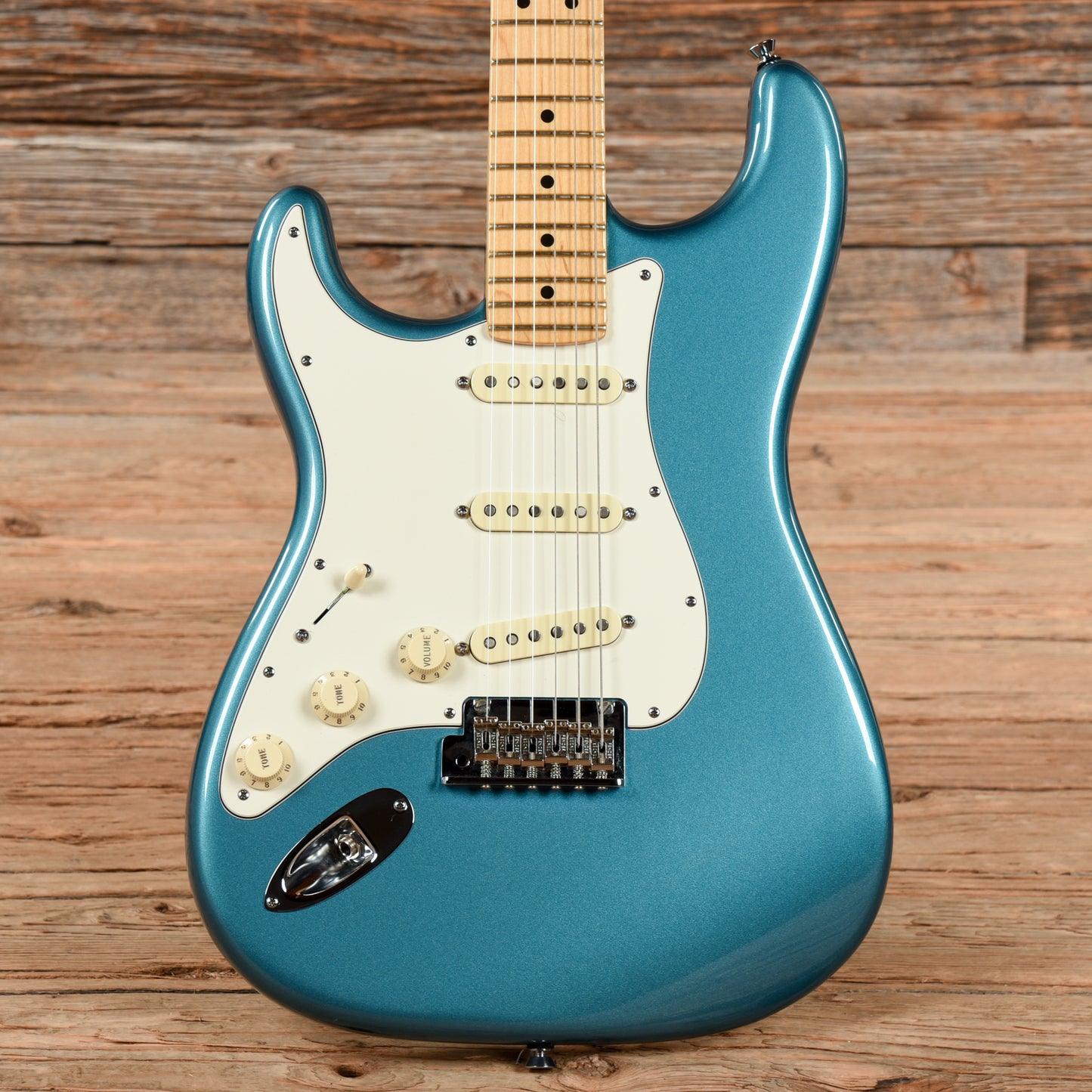 Fender American Standard Stratocaster Mystic Blue 2012 LEFTY Electric Guitars / Solid Body