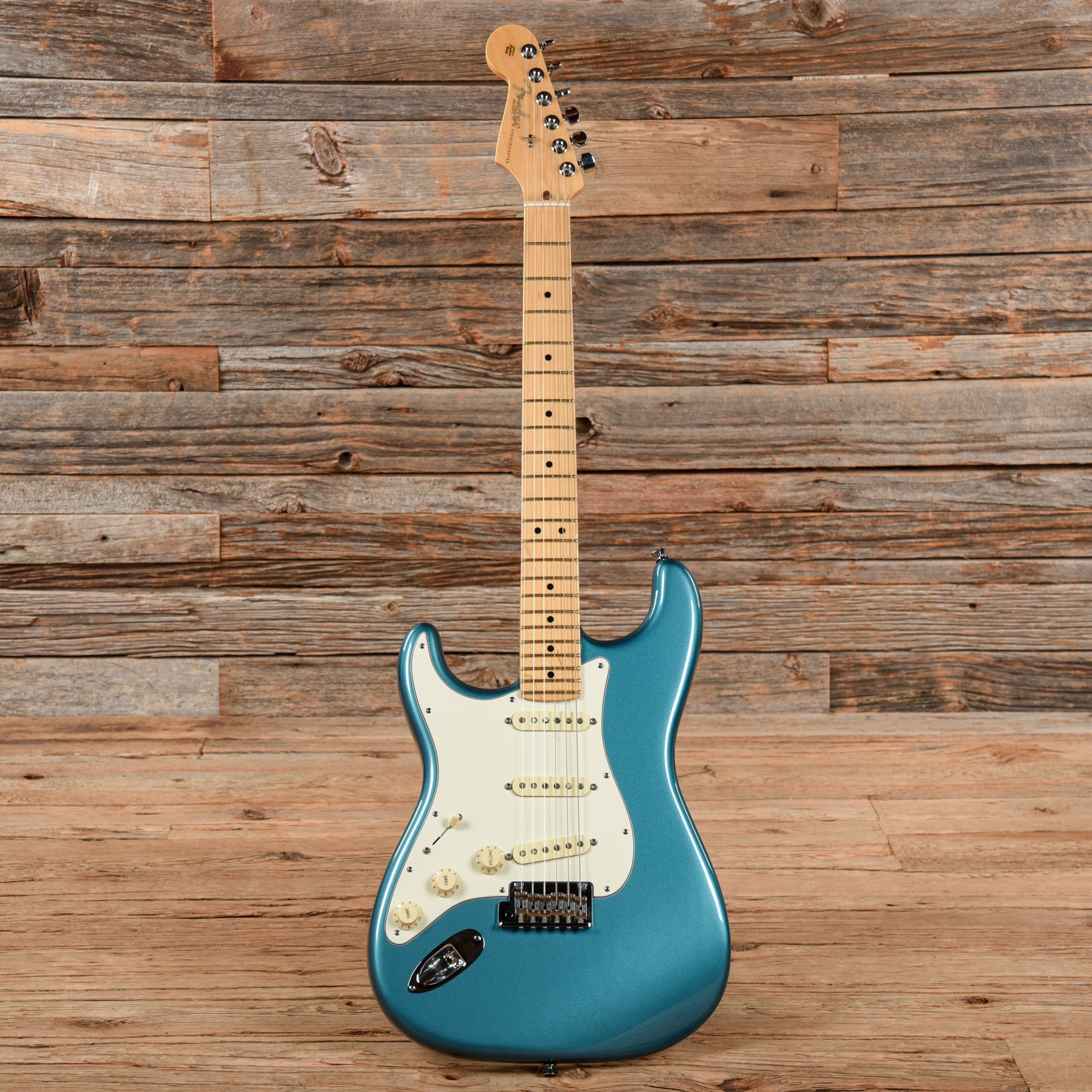 Fender American Standard Stratocaster Mystic Blue 2012 LEFTY Electric Guitars / Solid Body