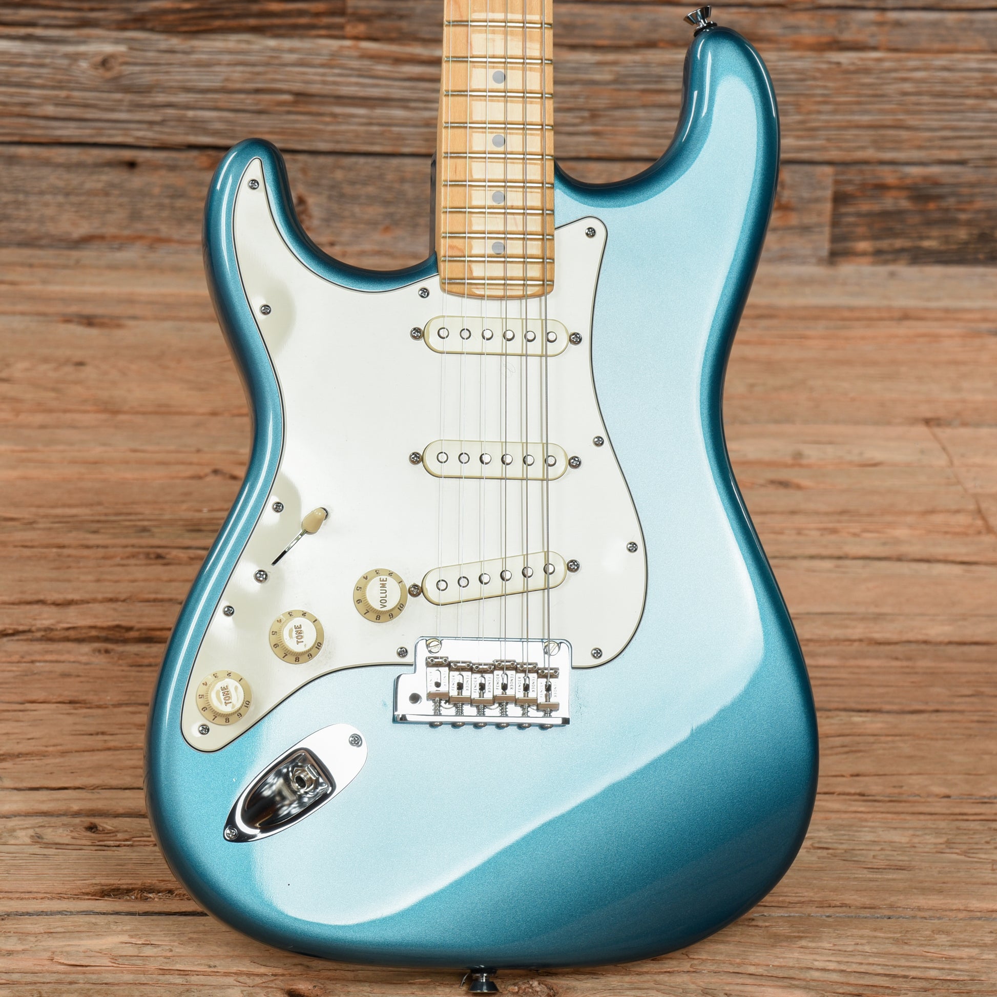 Fender American Standard Stratocaster Mystic Blue 2012 LEFTY Electric Guitars / Solid Body
