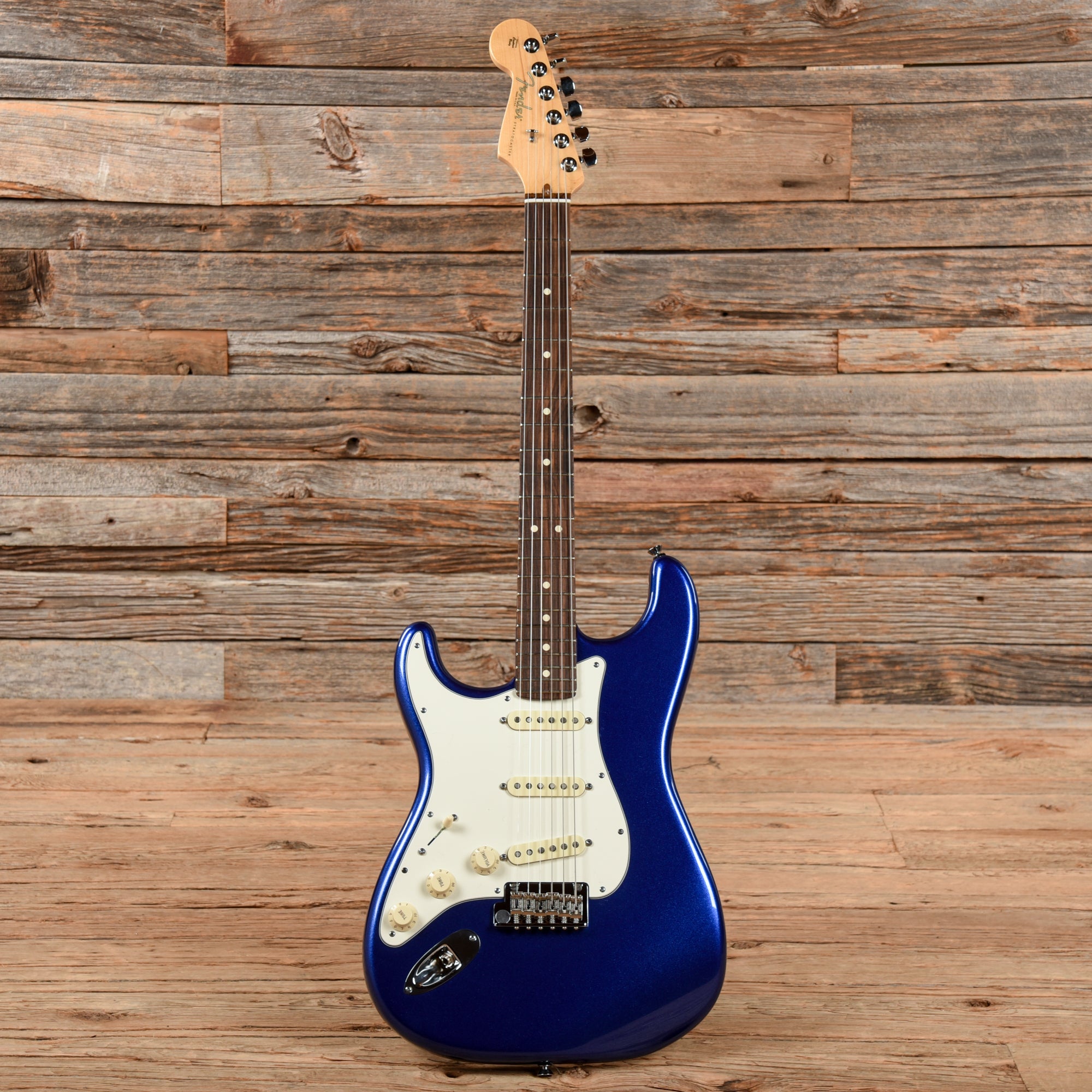 Fender American Standard Stratocaster Mystic Blue 2012 LEFTY Electric Guitars / Solid Body