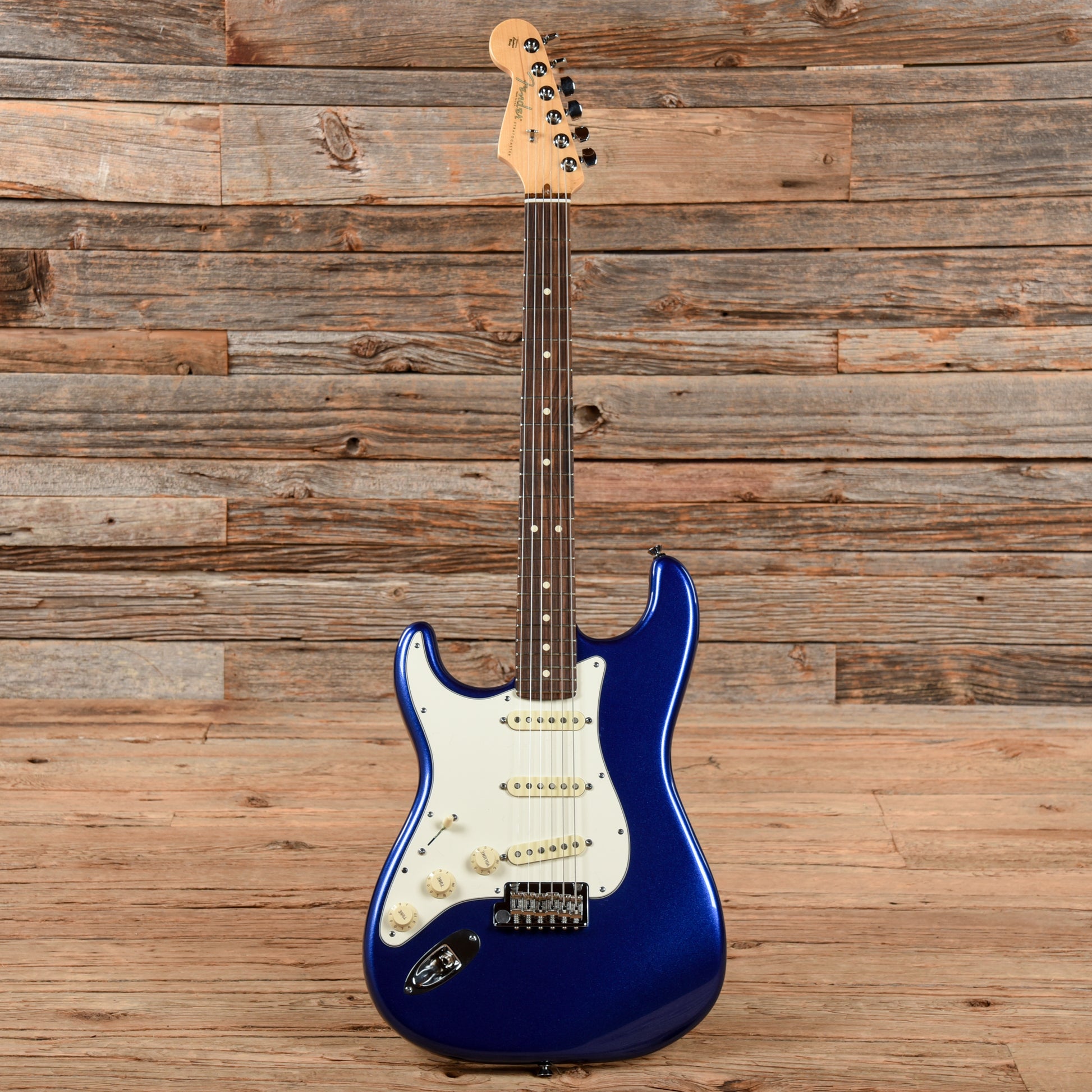 Fender American Standard Stratocaster Mystic Blue 2012 LEFTY Electric Guitars / Solid Body