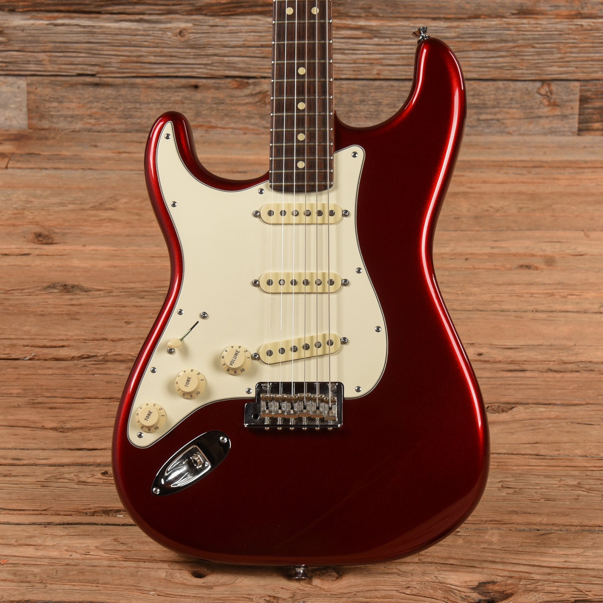 Fender American Standard Stratocaster Mystic Red 2013 LEFTY Electric Guitars / Solid Body