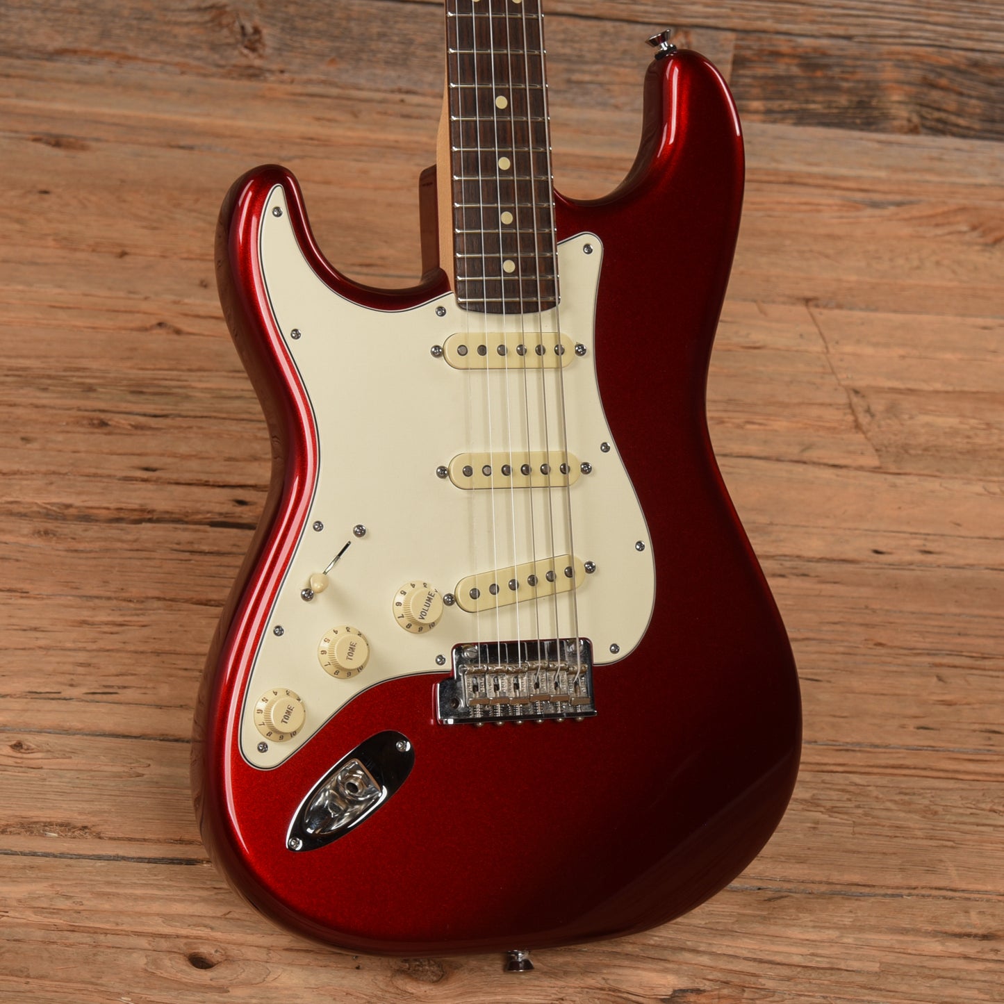 Fender American Standard Stratocaster Mystic Red 2013 LEFTY Electric Guitars / Solid Body