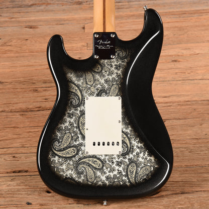 Fender American Standard Stratocaster Neck with Allparts Body Black Paisley Electric Guitars / Solid Body