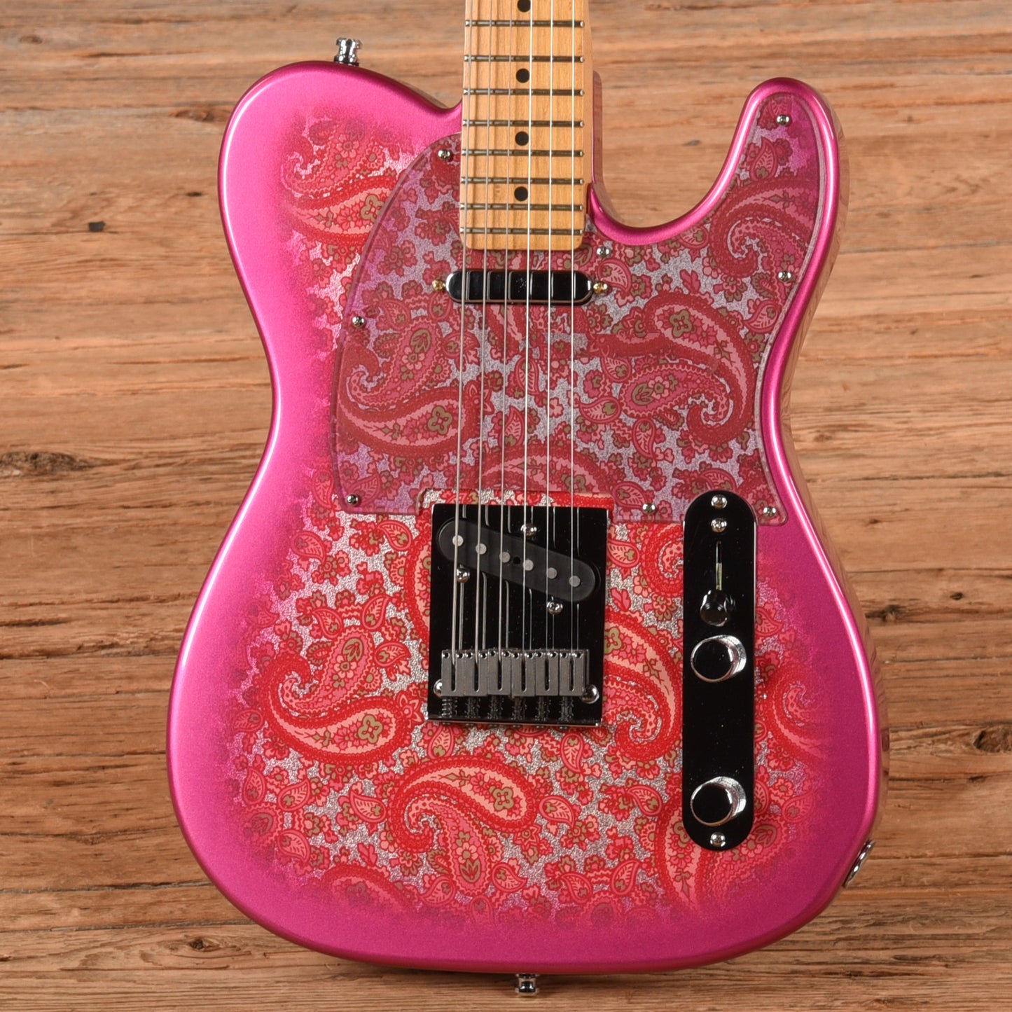 Fender American Standard Stratocaster Neck with Allparts Body Pink Paisley Electric Guitars / Solid Body