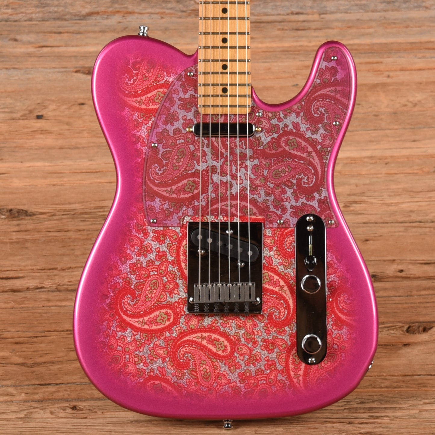 Fender American Standard Stratocaster Neck with Allparts Body Pink Paisley Electric Guitars / Solid Body