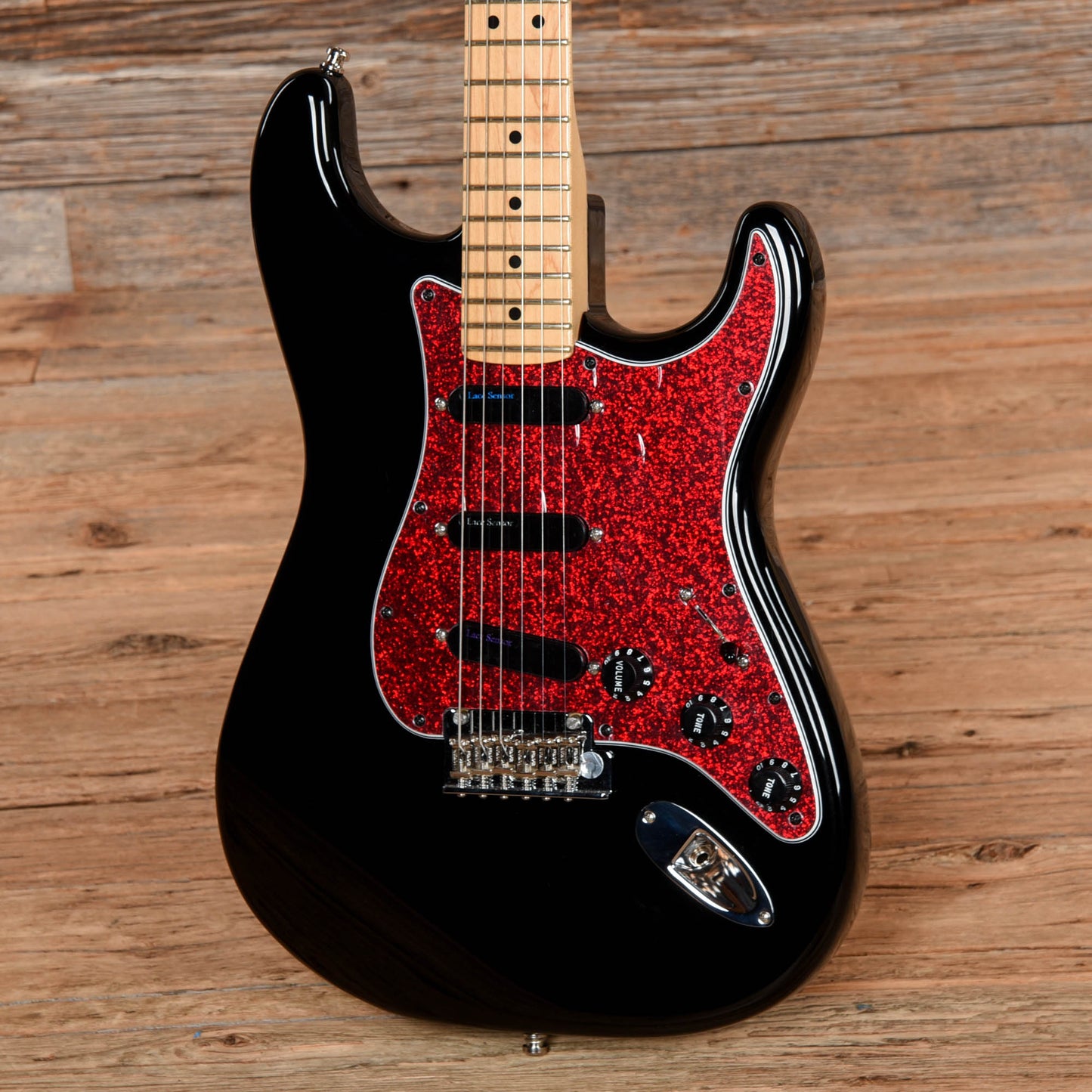 Fender American Standard Stratocaster Neck with American Professional Body Black Electric Guitars / Solid Body