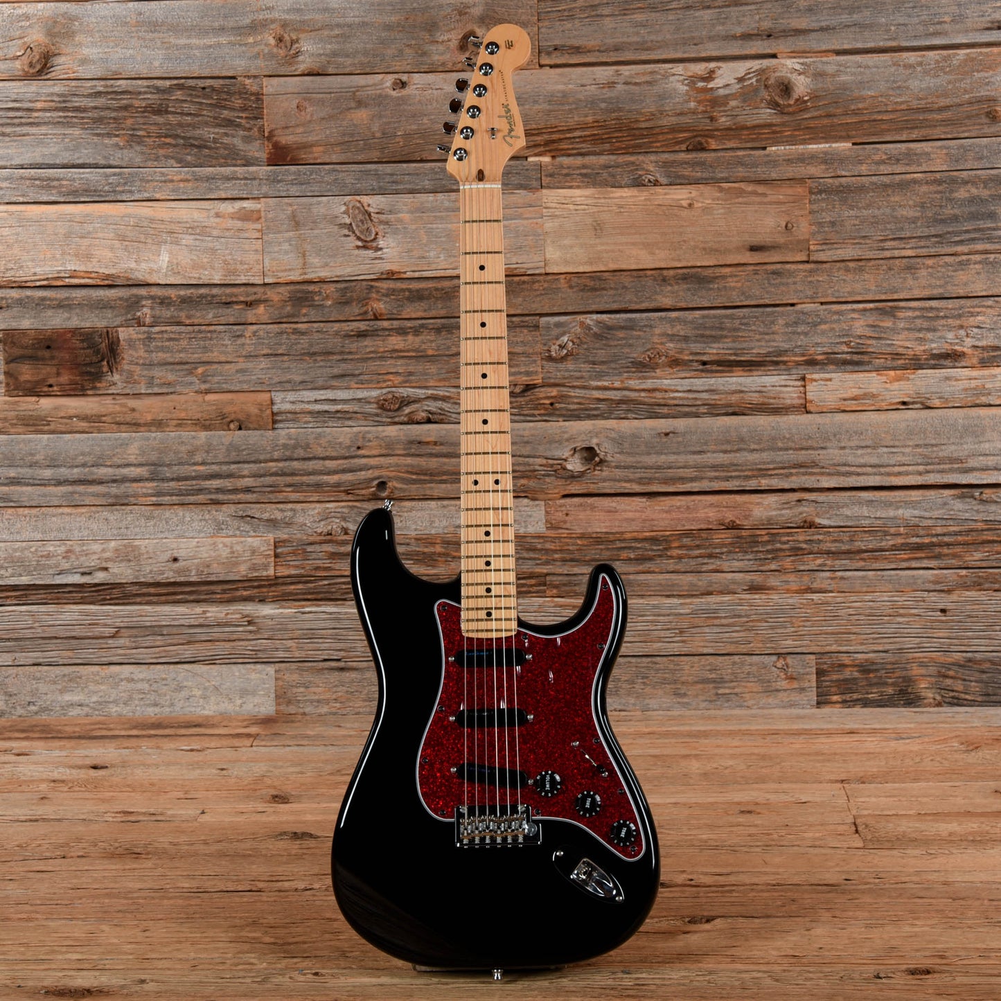 Fender American Standard Stratocaster Neck with American Professional Body Black Electric Guitars / Solid Body