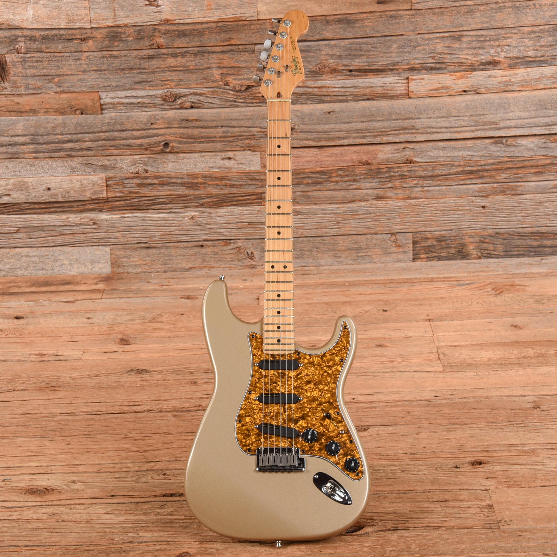 Fender American Standard Stratocaster Neck with Unknown Body Shoreline Gold Electric Guitars / Solid Body