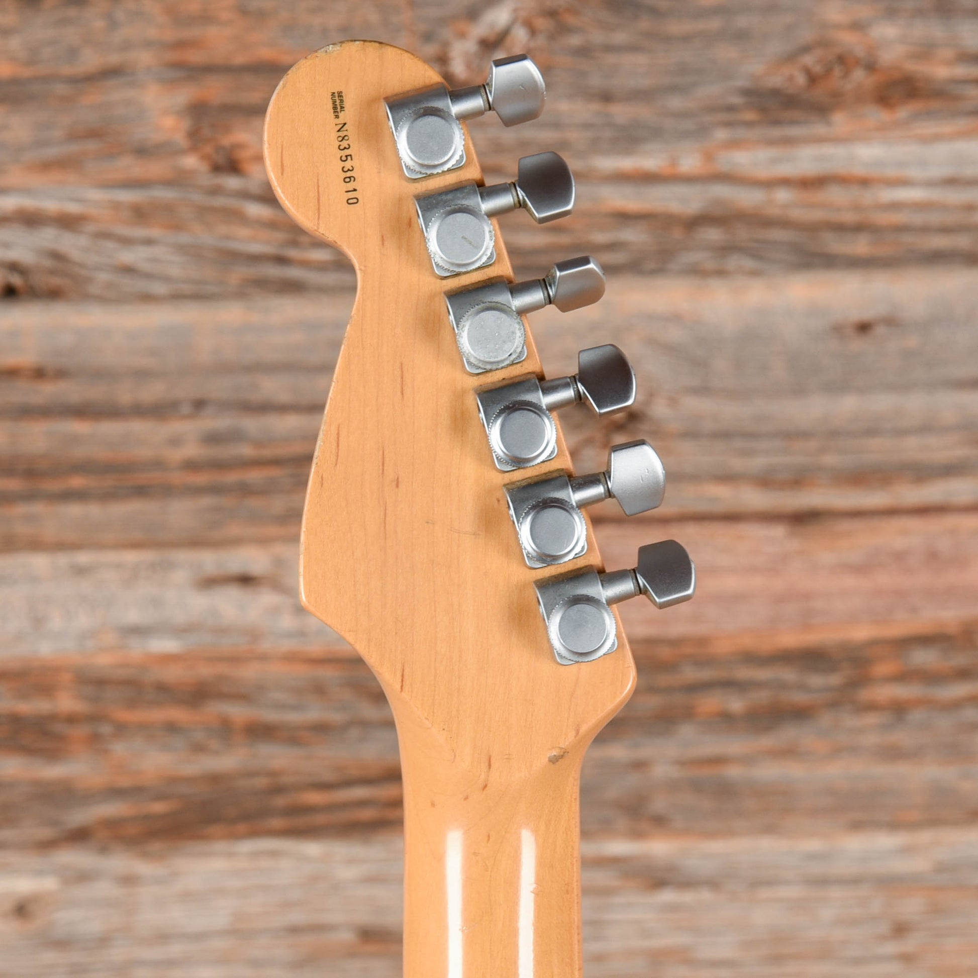 Fender American Standard Stratocaster Neck with Unknown Body Transparent Red Electric Guitars / Solid Body