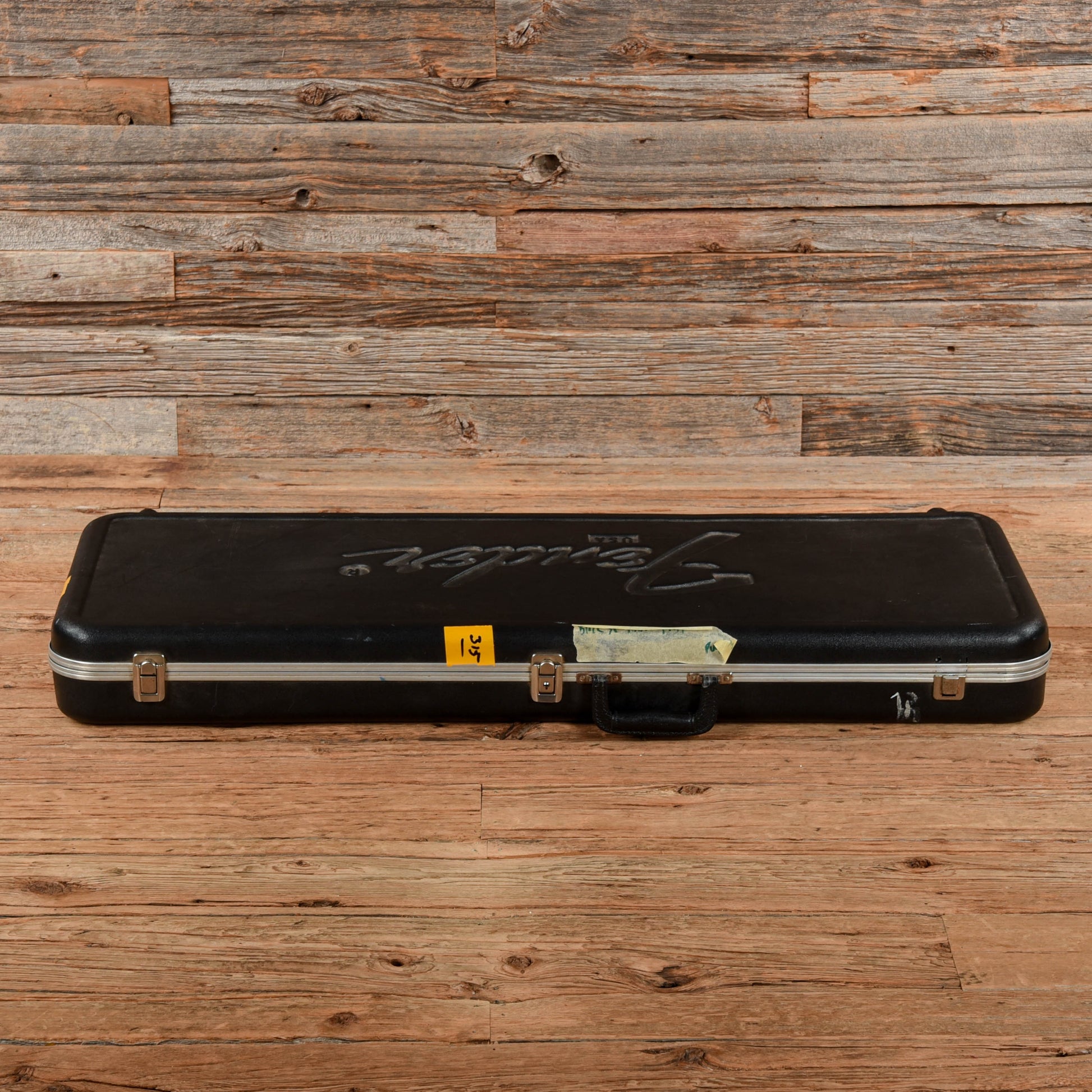 Fender American Standard Stratocaster Neck with Unknown Fender Body Black Electric Guitars / Solid Body