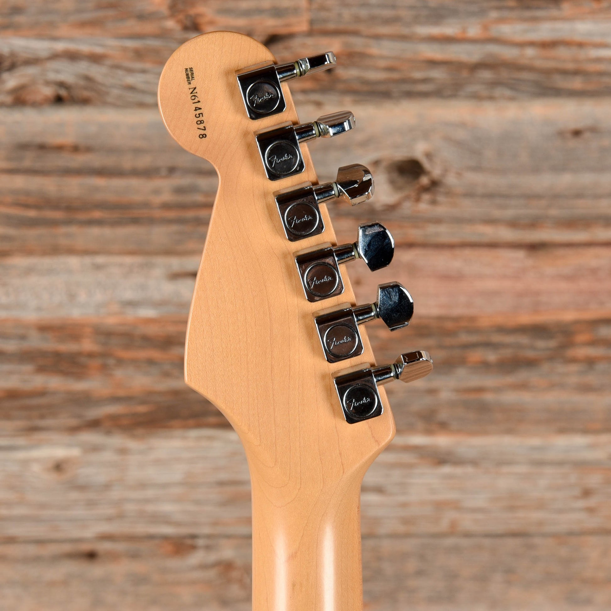Fender American Standard Stratocaster Neck with Unknown Fender Body Black Electric Guitars / Solid Body