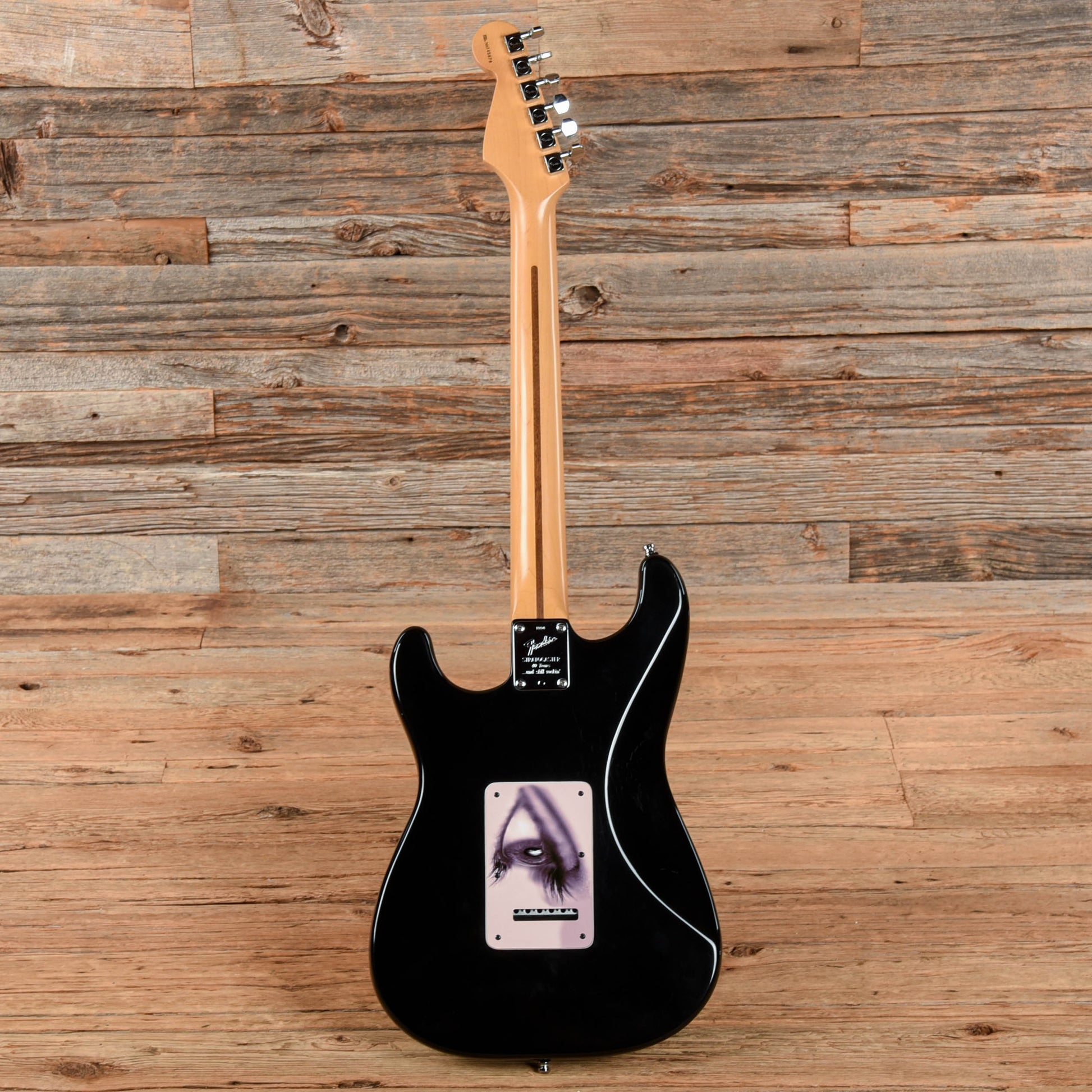 Fender American Standard Stratocaster Neck with Unknown Fender Body Black Electric Guitars / Solid Body