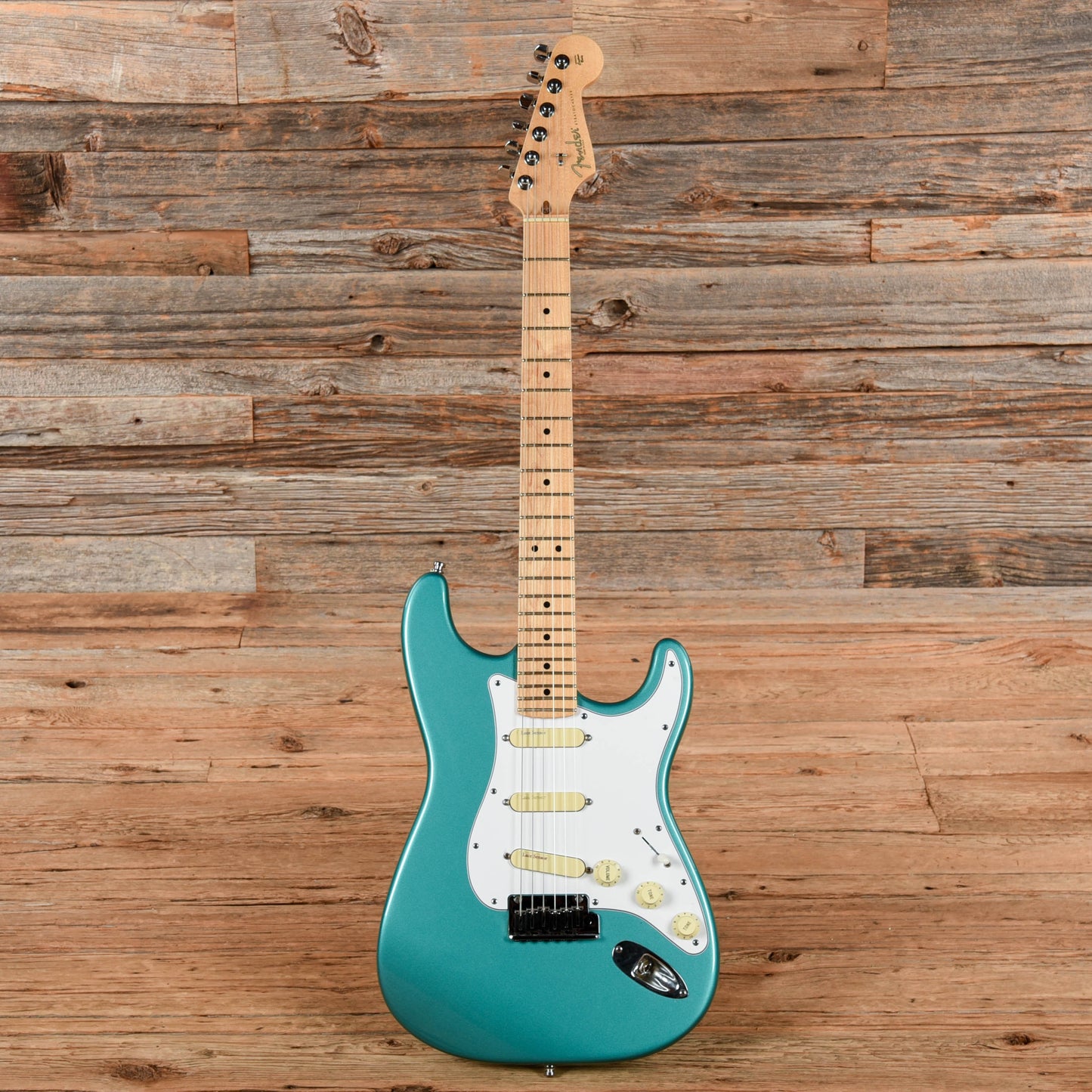Fender American Standard Stratocaster Neck with Unknown Fender Body Caribbean Mist Electric Guitars / Solid Body