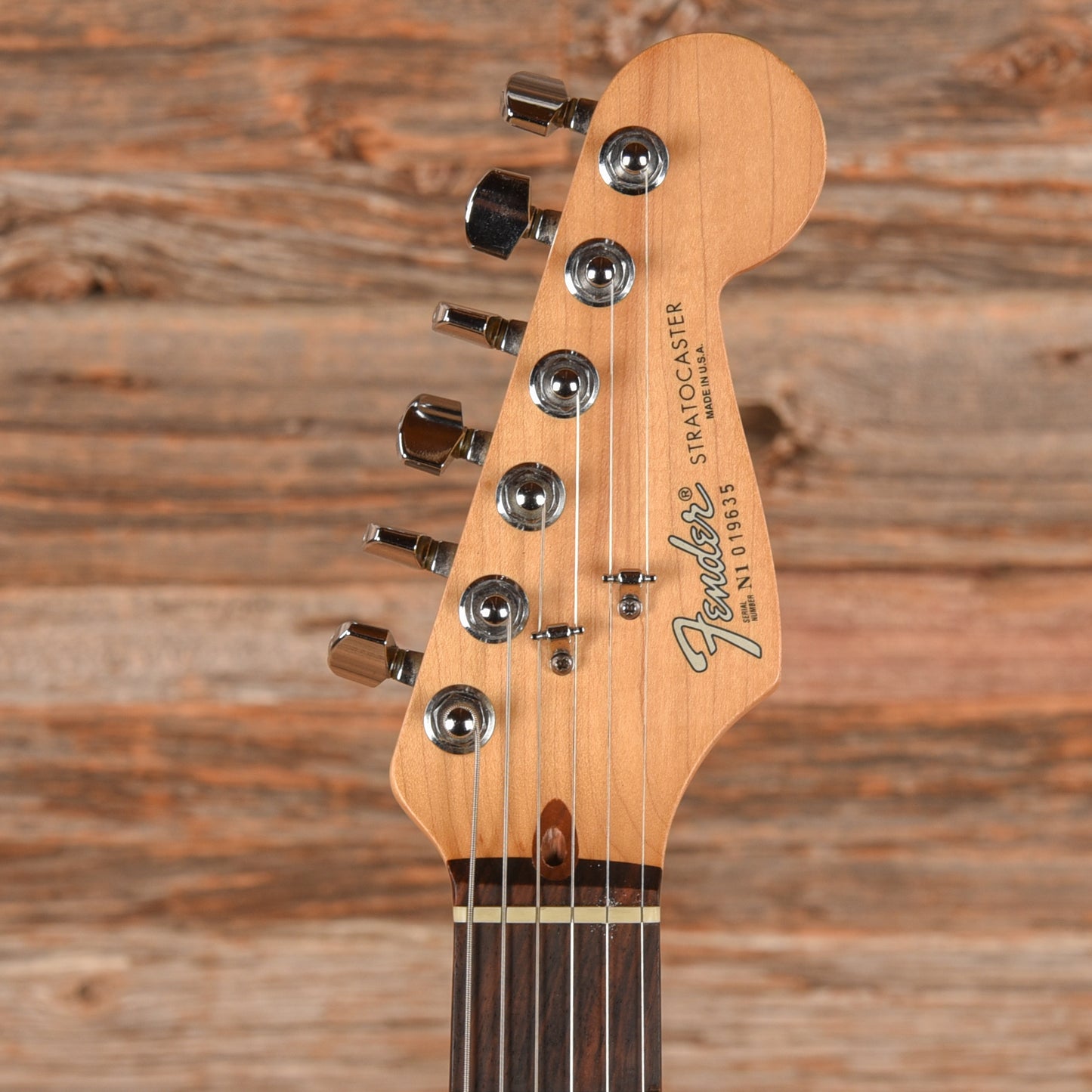 Fender American Standard Stratocaster Neck with Unknown Fender Body Fiesta Red Electric Guitars / Solid Body