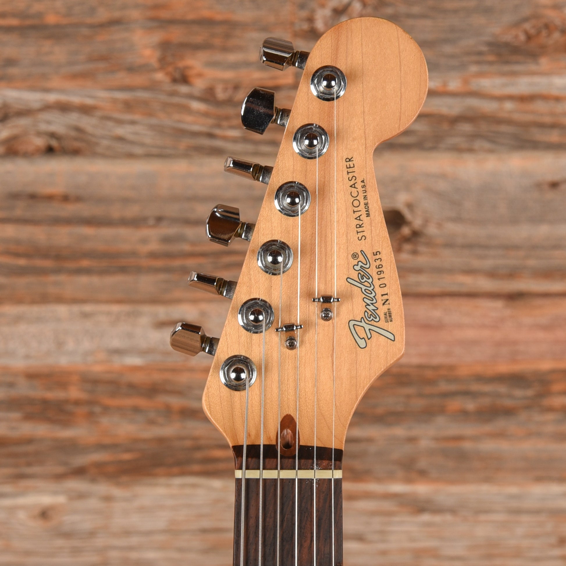 Fender American Standard Stratocaster Neck with Unknown Fender Body Fiesta Red Electric Guitars / Solid Body