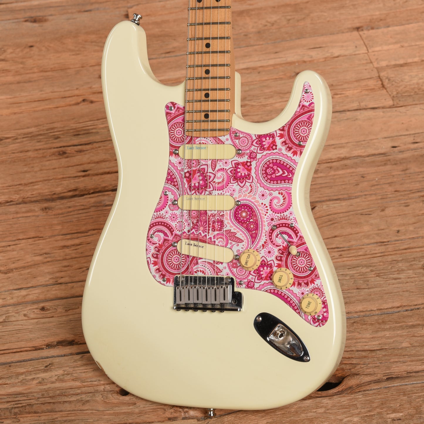 Fender American Standard Stratocaster Neck with Unknown Fender Body Olympic White Electric Guitars / Solid Body
