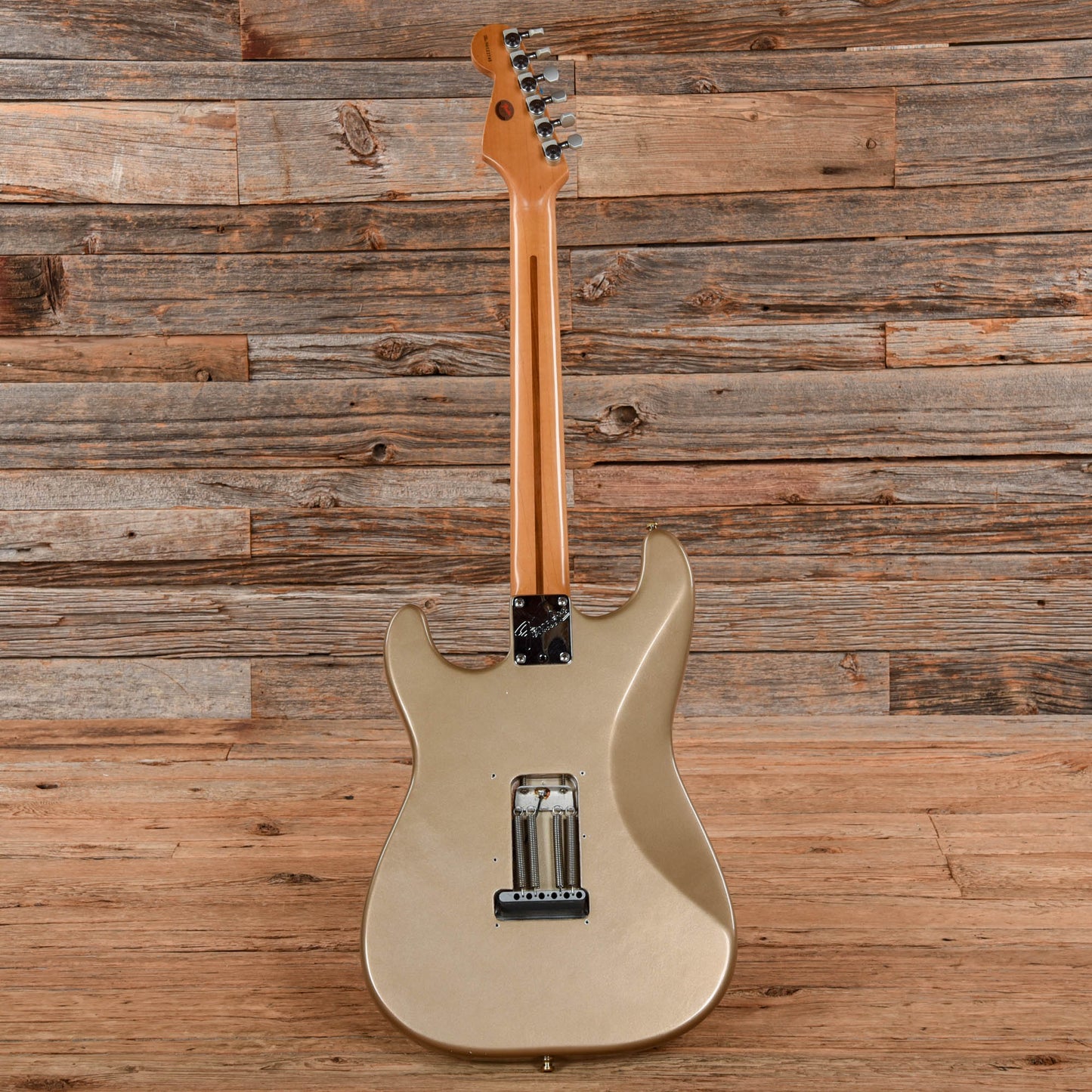 Fender American Standard Stratocaster Neck with Unknown Fender Body Shoreline Gold Electric Guitars / Solid Body