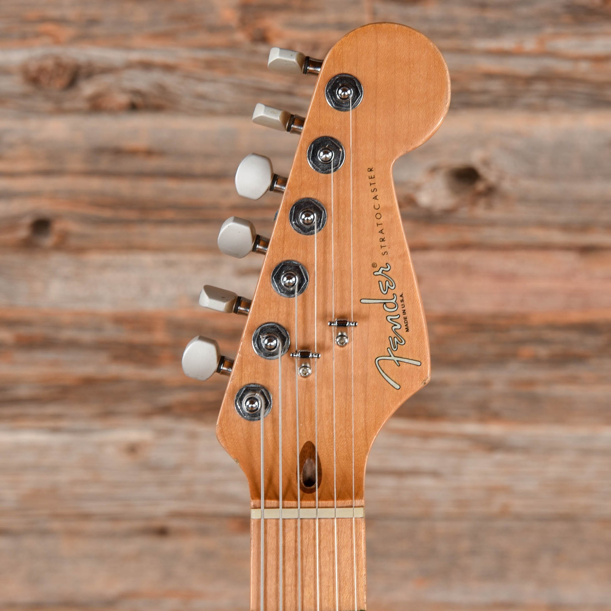 Fender American Standard Stratocaster Neck with Unknown Fender Body Shoreline Gold Electric Guitars / Solid Body