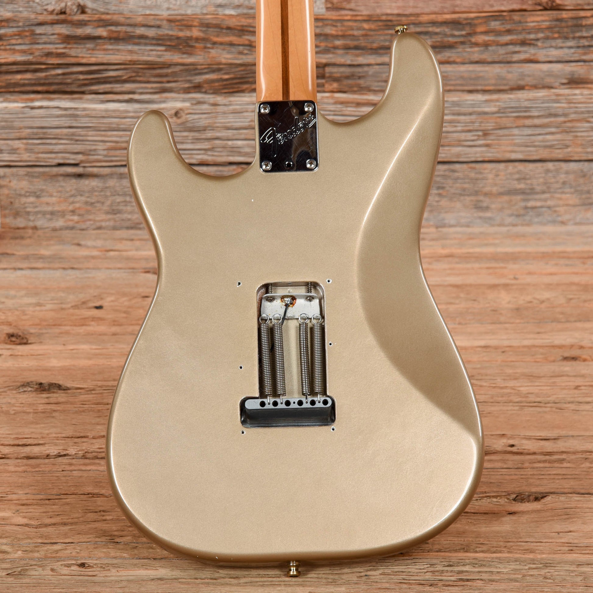 Fender American Standard Stratocaster Neck with Unknown Fender Body Shoreline Gold Electric Guitars / Solid Body