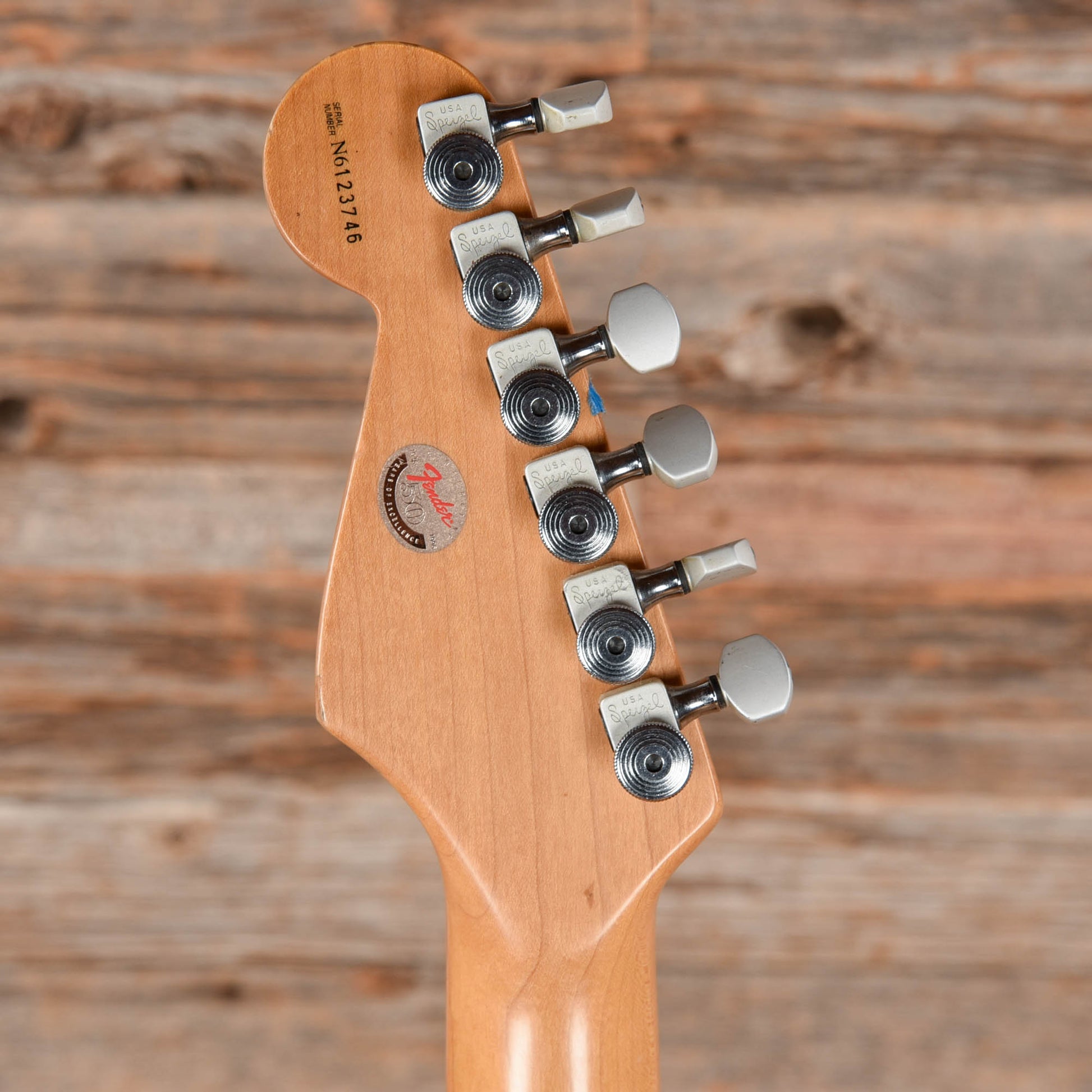 Fender American Standard Stratocaster Neck with Unknown Fender Body Shoreline Gold Electric Guitars / Solid Body