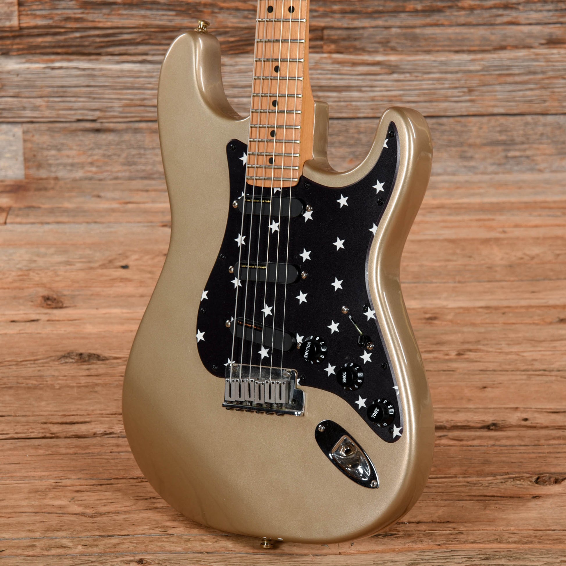 Fender American Standard Stratocaster Neck with Unknown Fender Body Shoreline Gold Electric Guitars / Solid Body