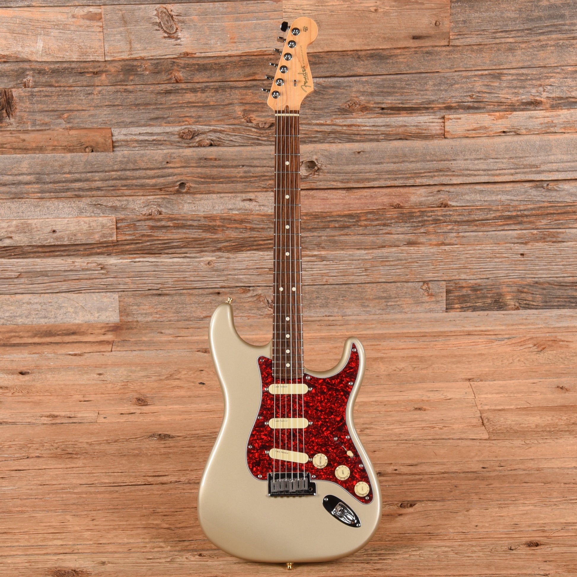 Fender American Standard Stratocaster Neck with Unknown Fender Body Shoreline Gold Electric Guitars / Solid Body