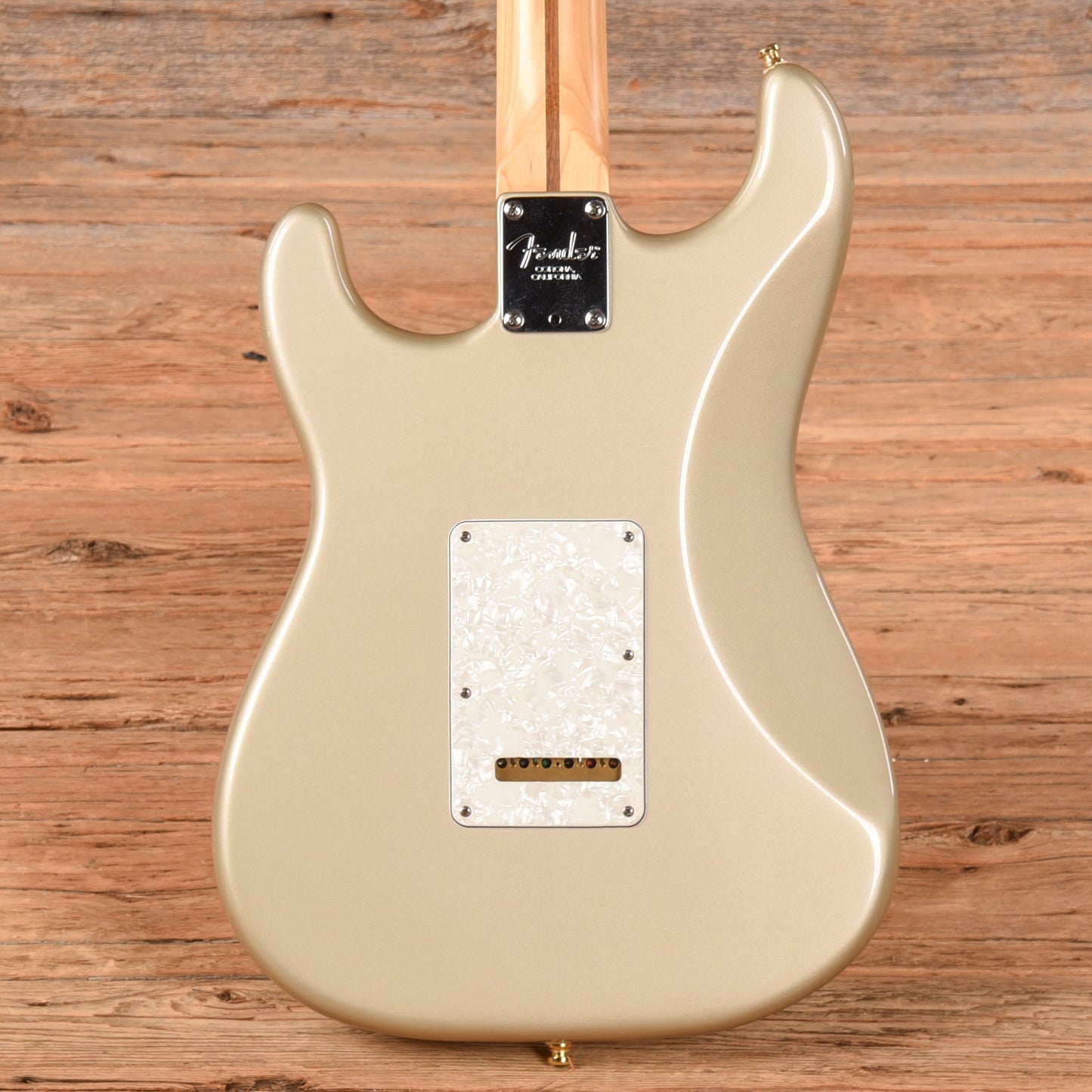 Fender American Standard Stratocaster Neck with Unknown Fender Body Shoreline Gold Electric Guitars / Solid Body