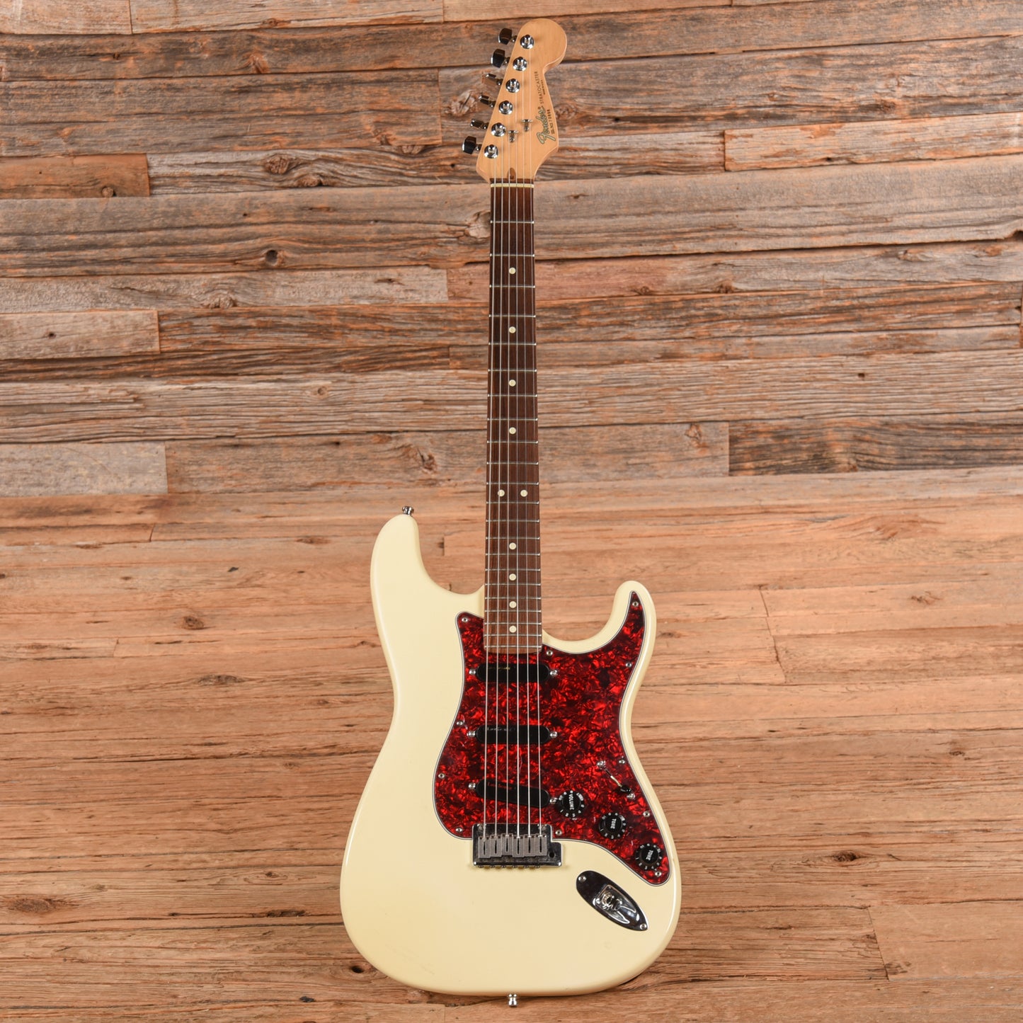 Fender American Standard Stratocaster Neck with Unknown Fender Body Vintage White Electric Guitars / Solid Body