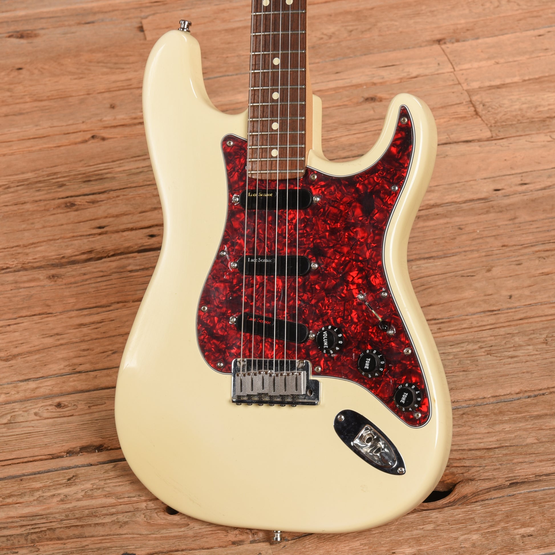 Fender American Standard Stratocaster Neck with Unknown Fender Body Vintage White Electric Guitars / Solid Body