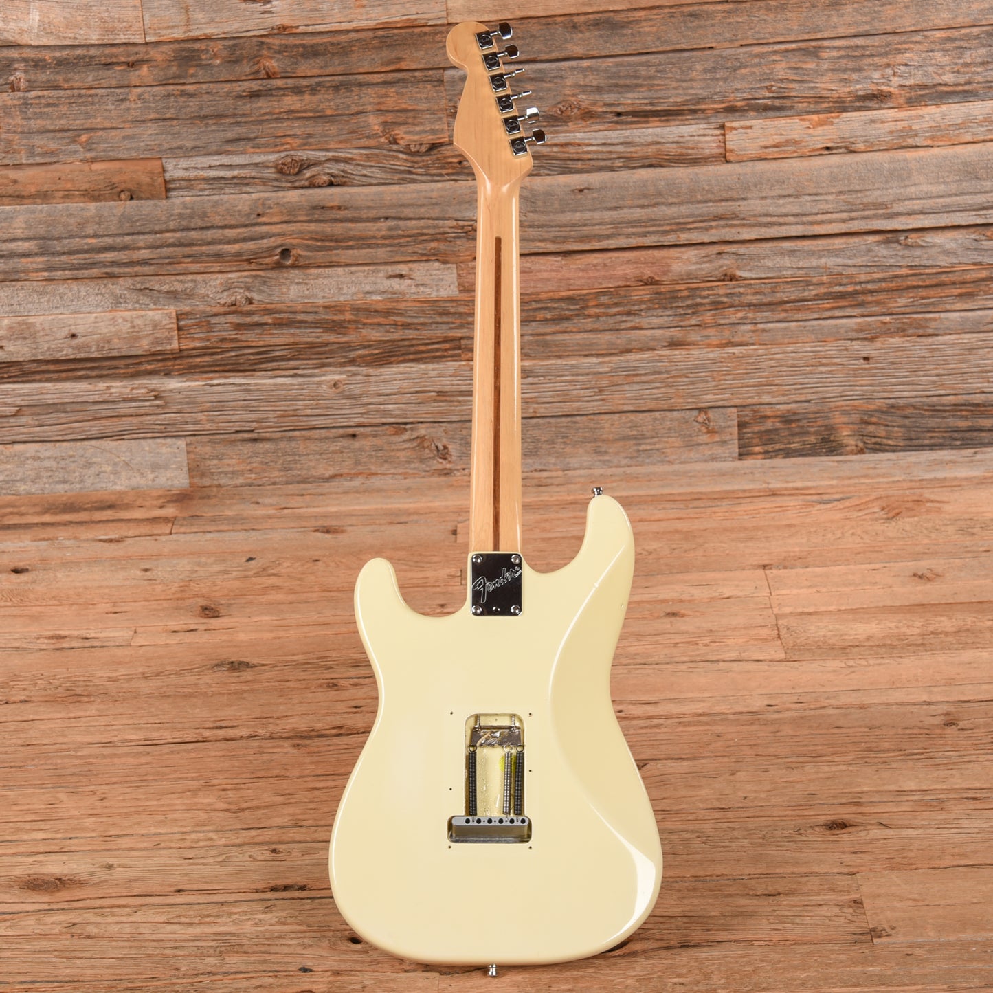 Fender American Standard Stratocaster Neck with Unknown Fender Body Vintage White Electric Guitars / Solid Body