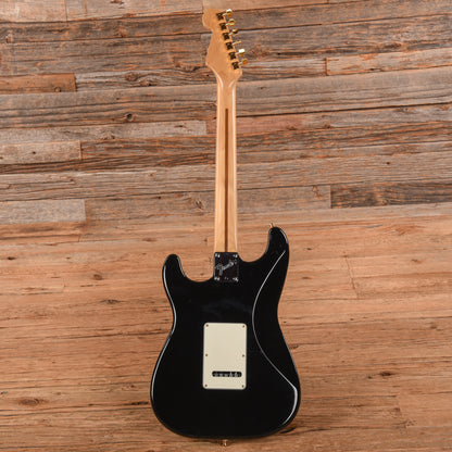 Fender American Standard Stratocaster Neck with Unknown Squier Body Black Electric Guitars / Solid Body