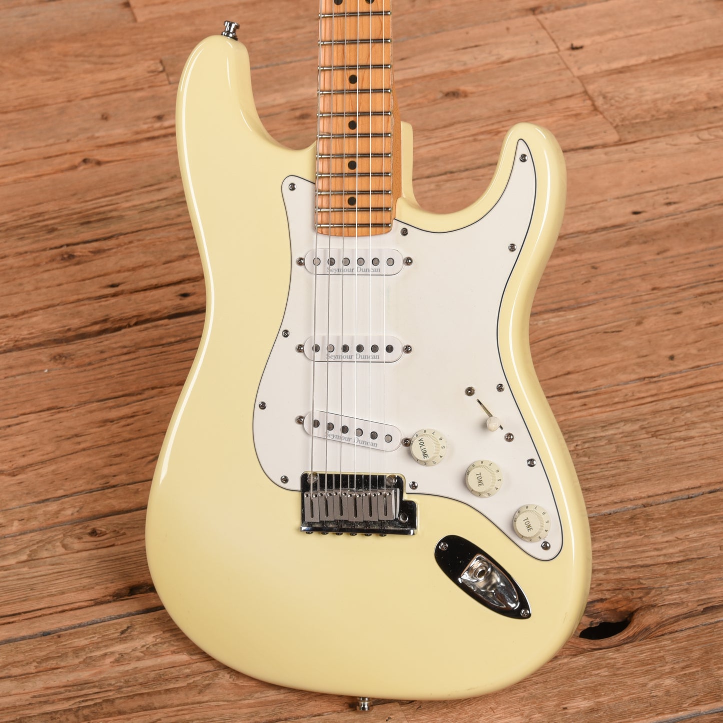 Fender American Standard Stratocaster Olympic White 1996 Electric Guitars / Solid Body