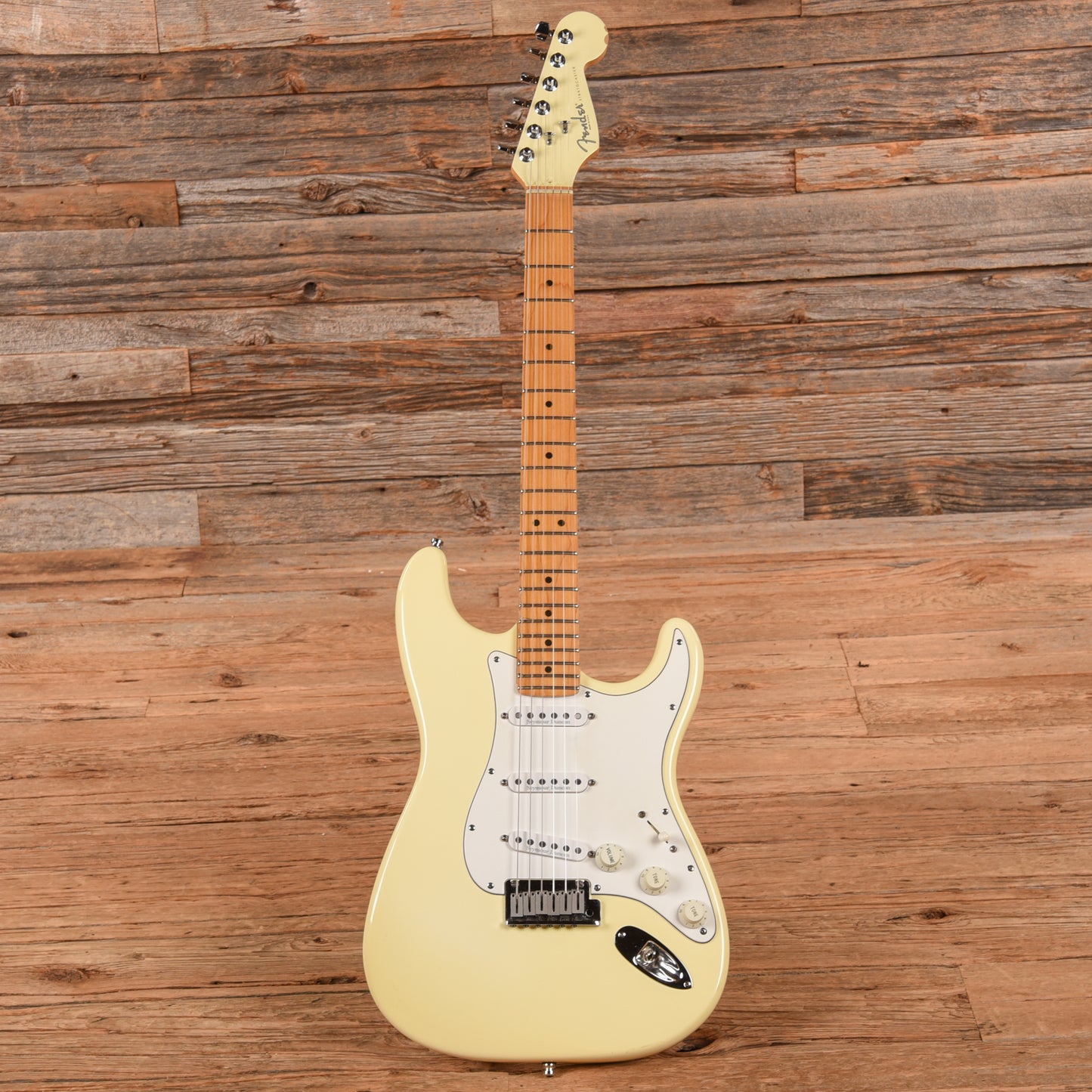 Fender American Standard Stratocaster Olympic White 1996 Electric Guitars / Solid Body