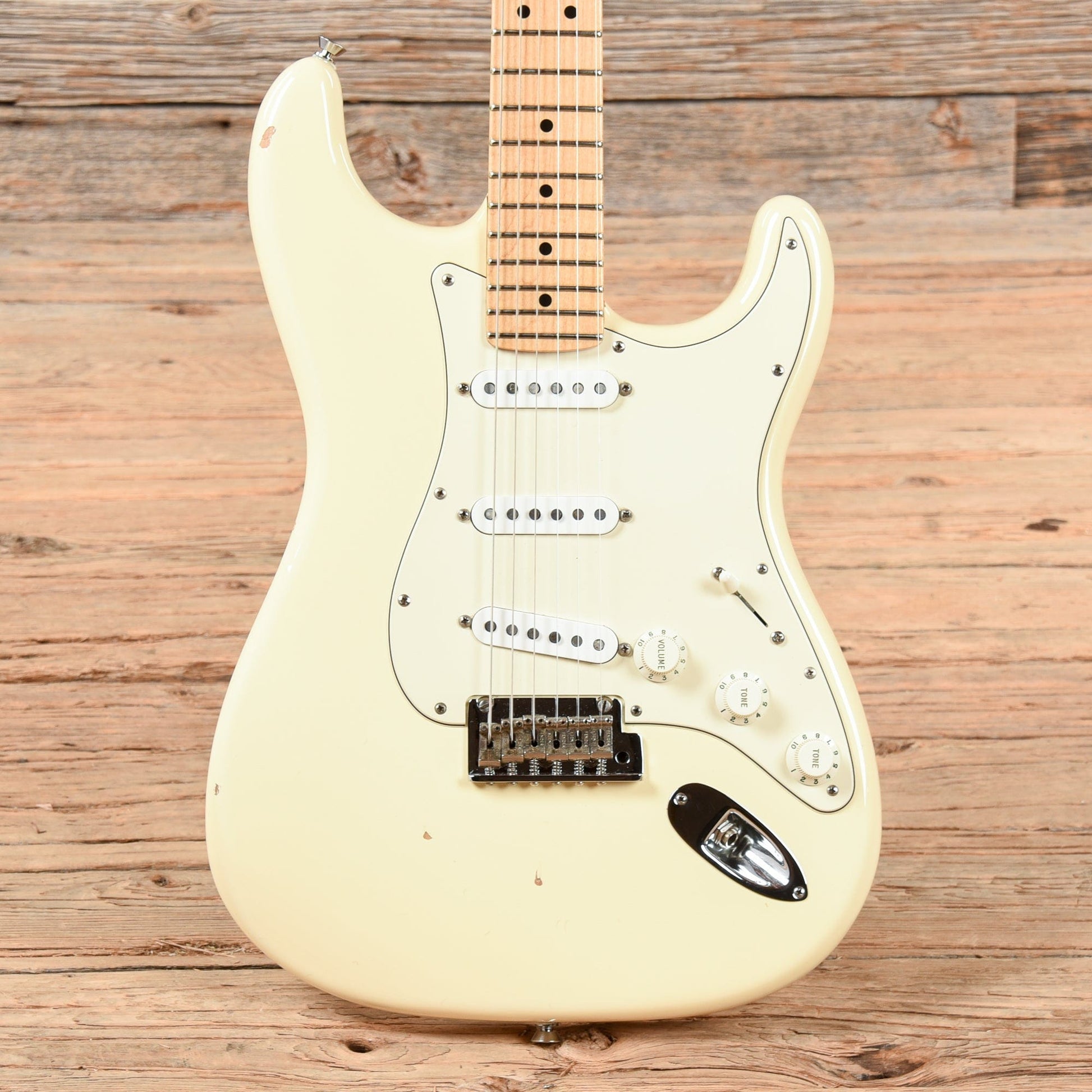 Fender American Standard Stratocaster Olympic White 2009 Electric Guitars / Solid Body