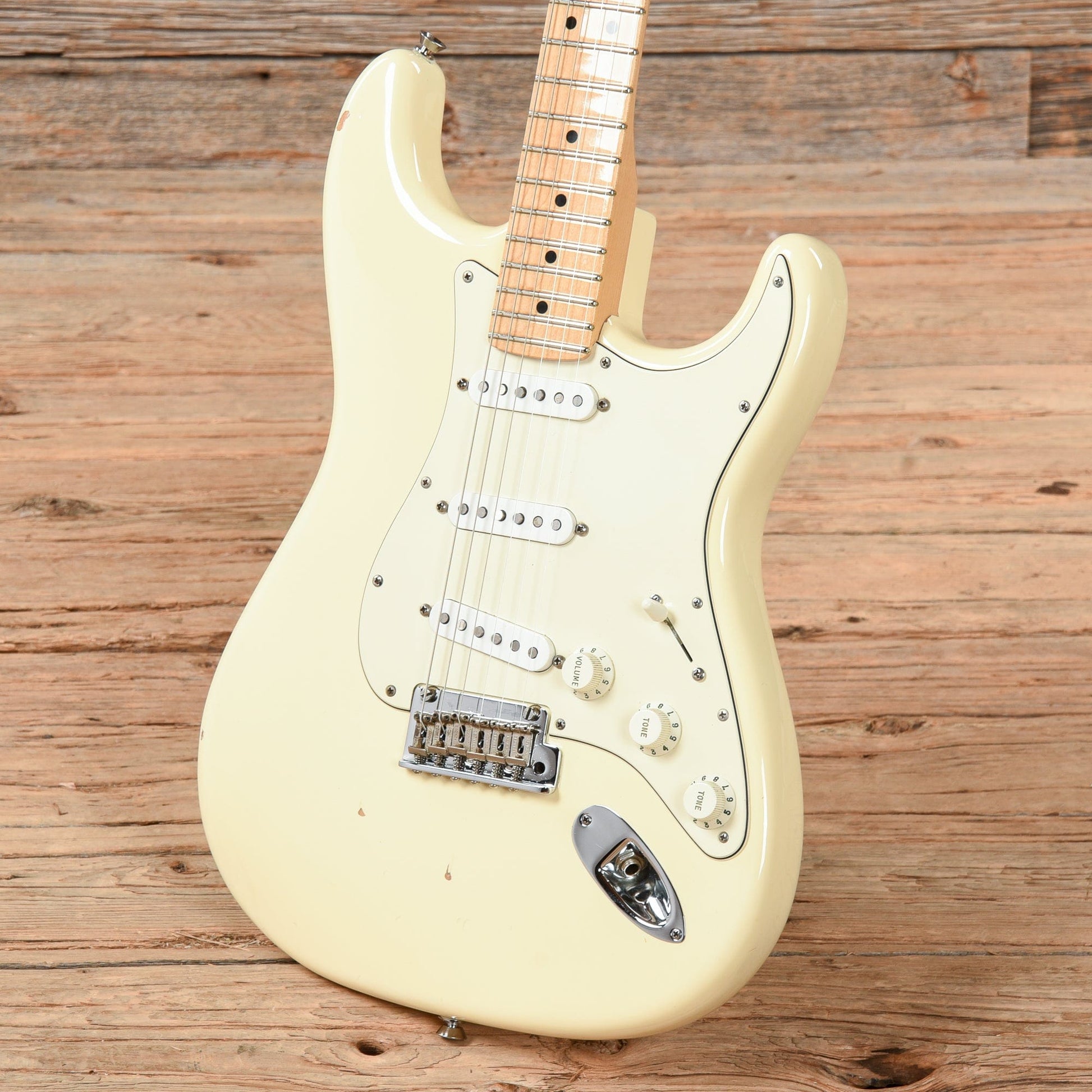 Fender American Standard Stratocaster Olympic White 2009 Electric Guitars / Solid Body