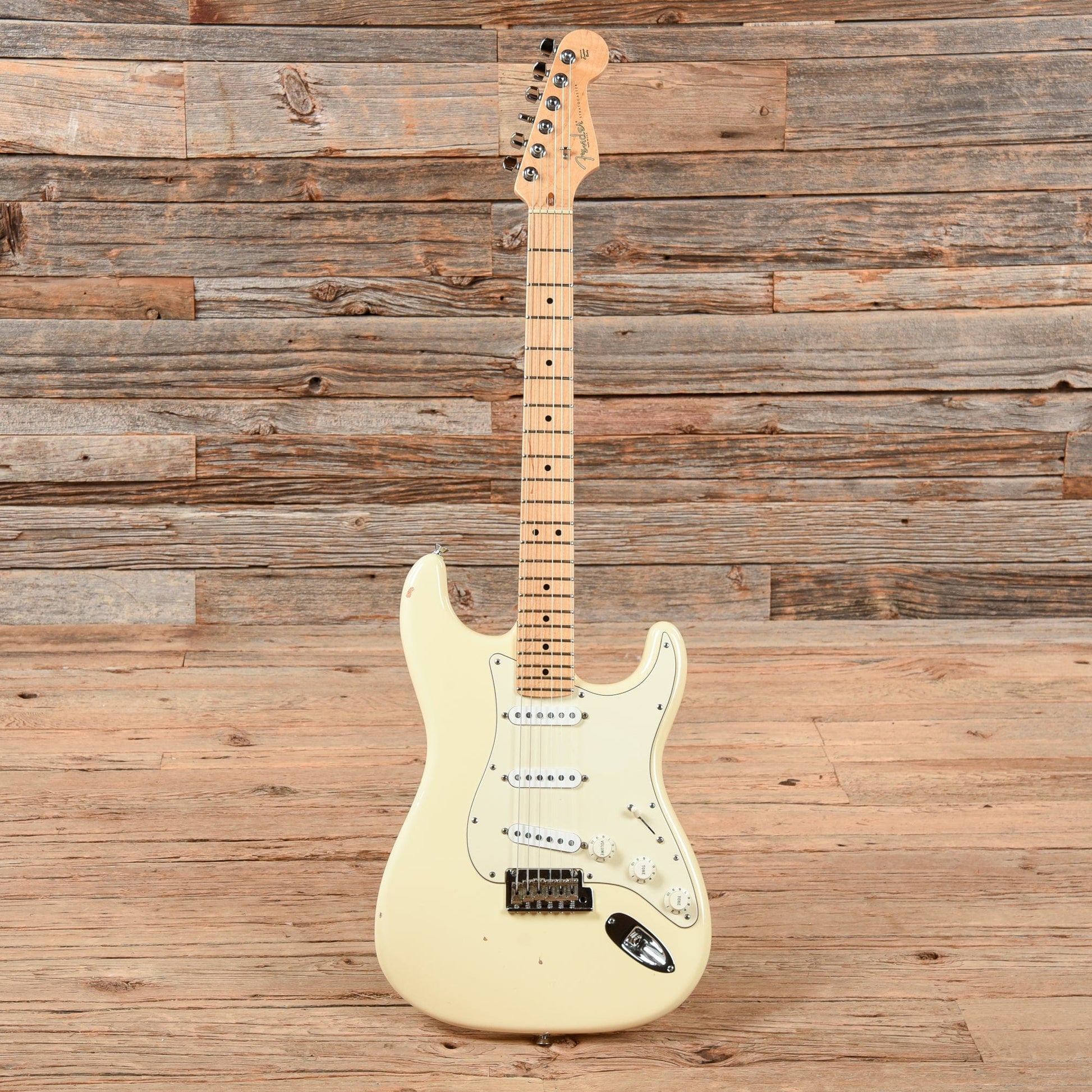Fender American Standard Stratocaster Olympic White 2009 Electric Guitars / Solid Body