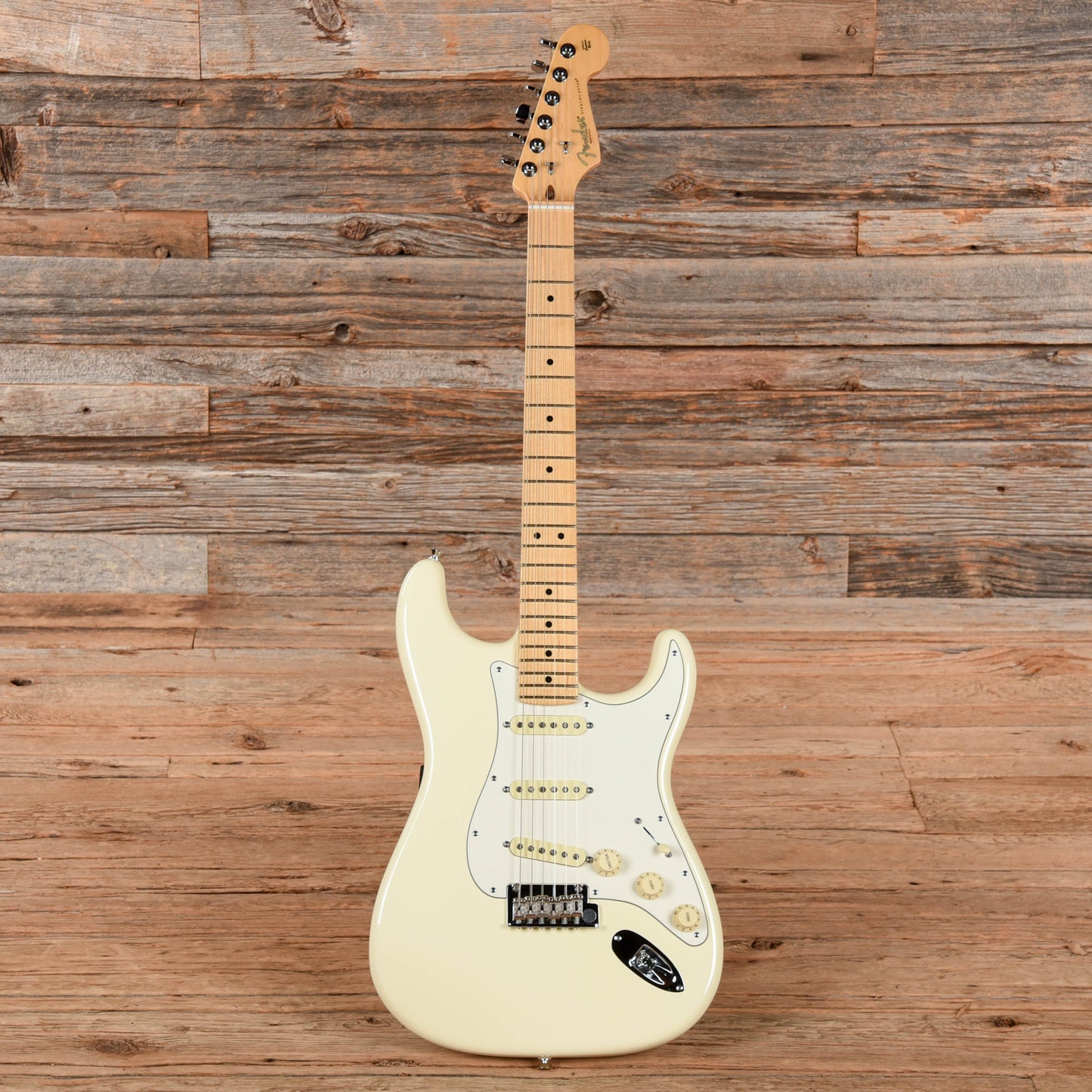Fender American Standard Stratocaster Olympic White 2015 Electric Guitars / Solid Body