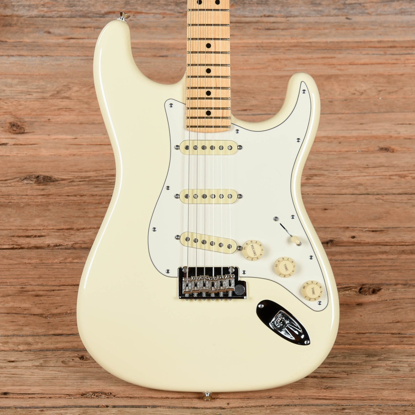 Fender American Standard Stratocaster Olympic White 2015 Electric Guitars / Solid Body
