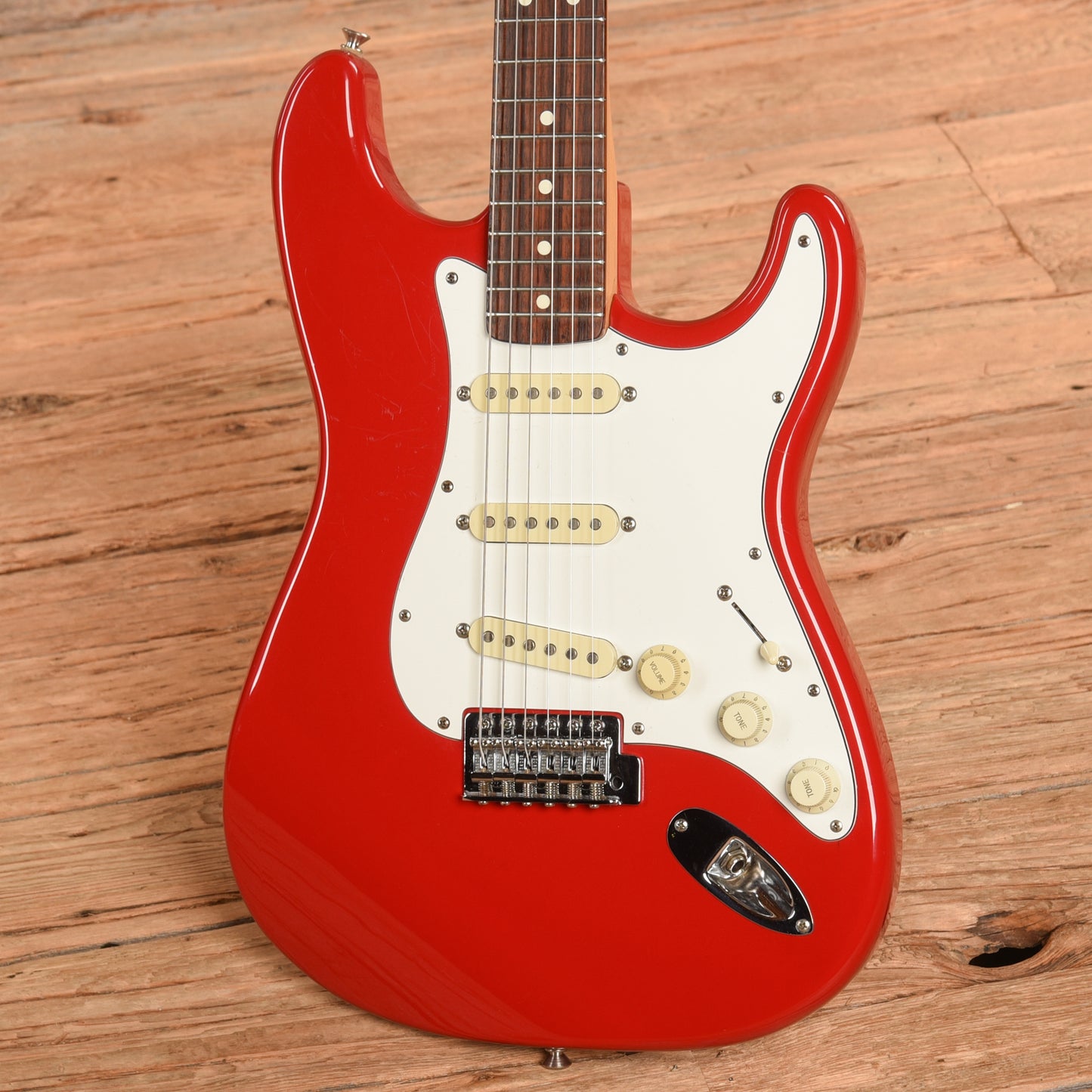 Fender American Standard Stratocaster Red 1991 Electric Guitars / Solid Body