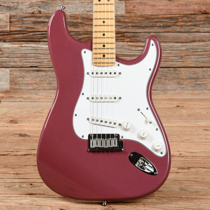 Fender American Standard Stratocaster w/Matching Headstock Burgundy Mist 1995 Electric Guitars / Solid Body