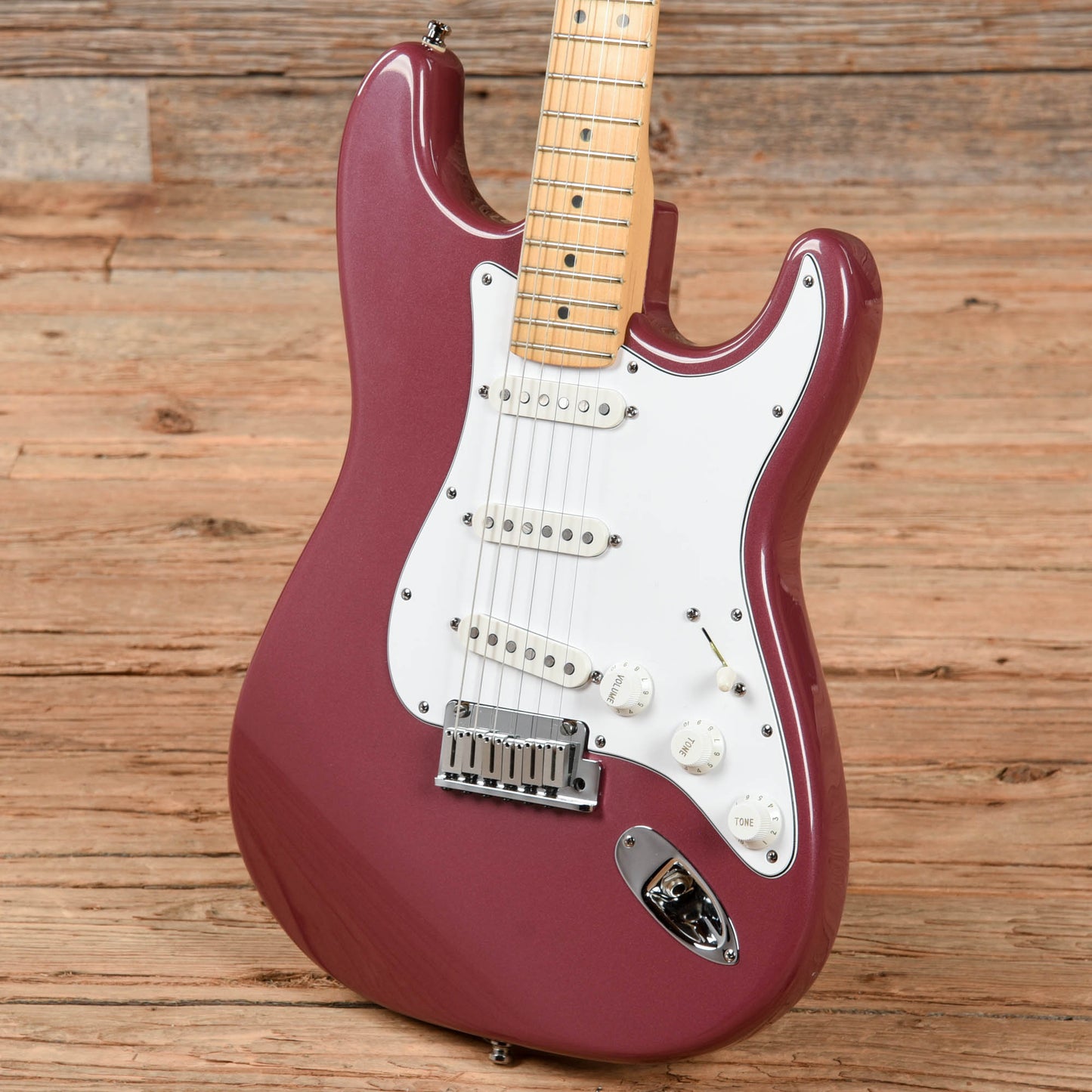 Fender American Standard Stratocaster w/Matching Headstock Burgundy Mist 1995 Electric Guitars / Solid Body