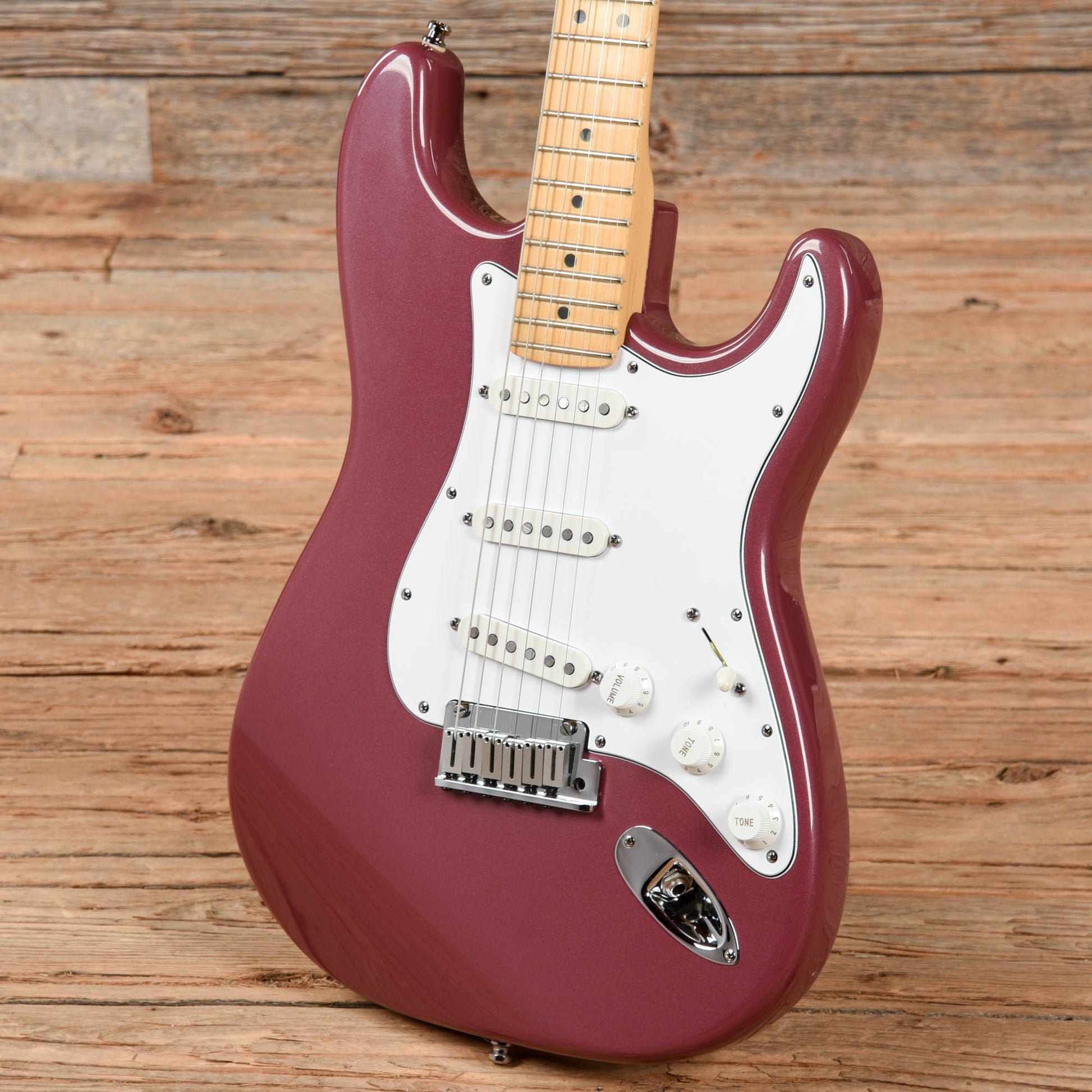 Fender American Standard Stratocaster w/Matching Headstock Burgundy Mist 1995 Electric Guitars / Solid Body