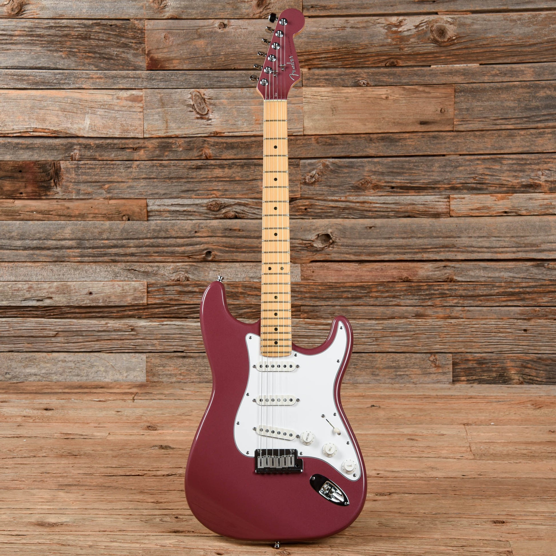 Fender American Standard Stratocaster w/Matching Headstock Burgundy Mist 1995 Electric Guitars / Solid Body