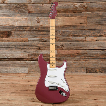 Fender American Standard Stratocaster w/Matching Headstock Burgundy Mist 1995 Electric Guitars / Solid Body